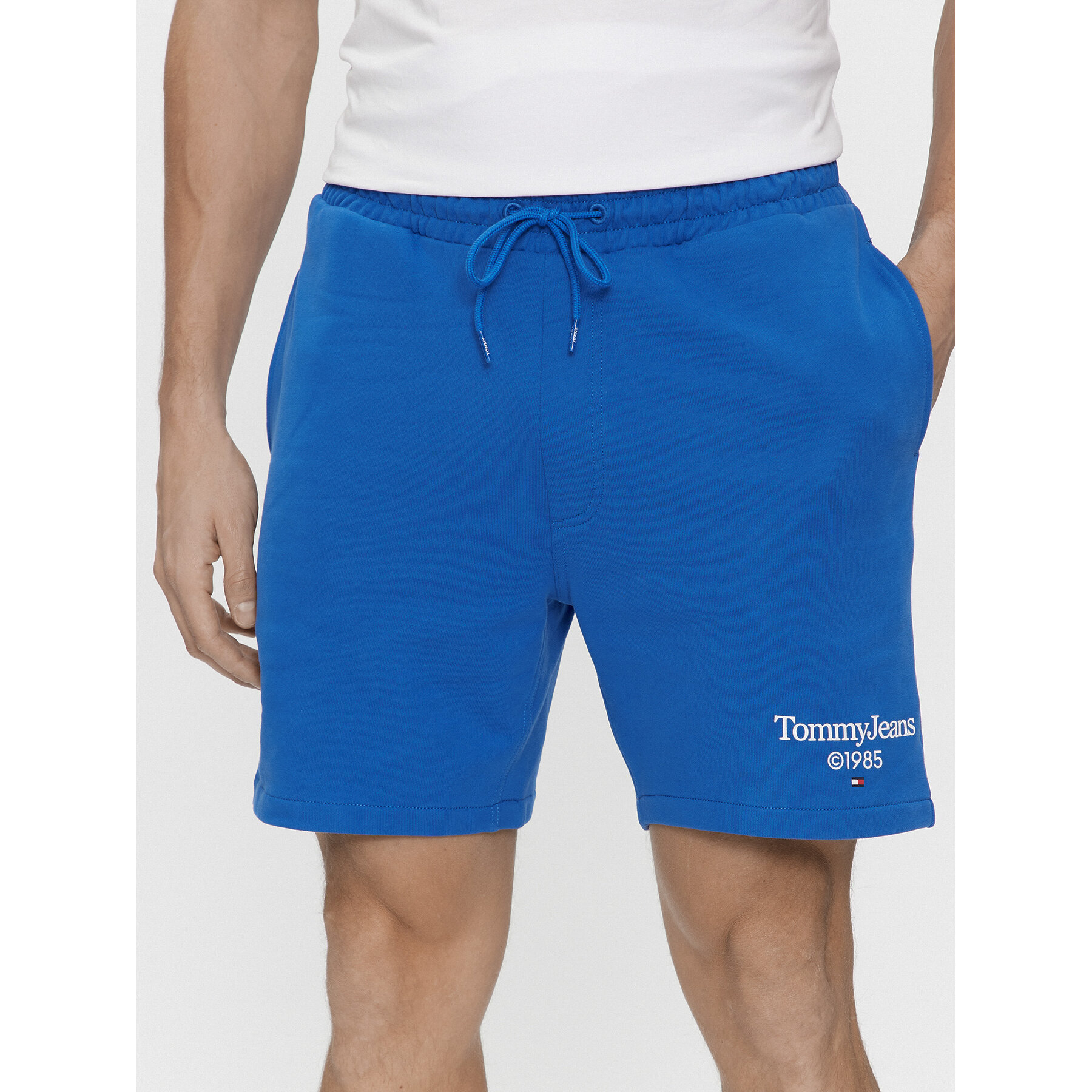 Tommy Jeans Sportshorts Tjm Entry Graphic DM0DM19153 Blau Regular Fit