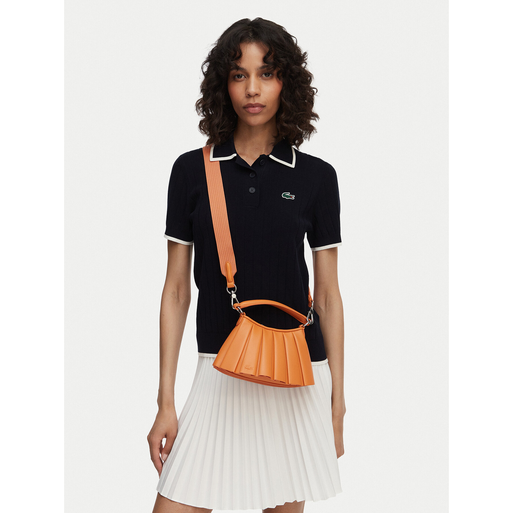 Τσάντα Lacoste NU5219DP Πορτοκαλί