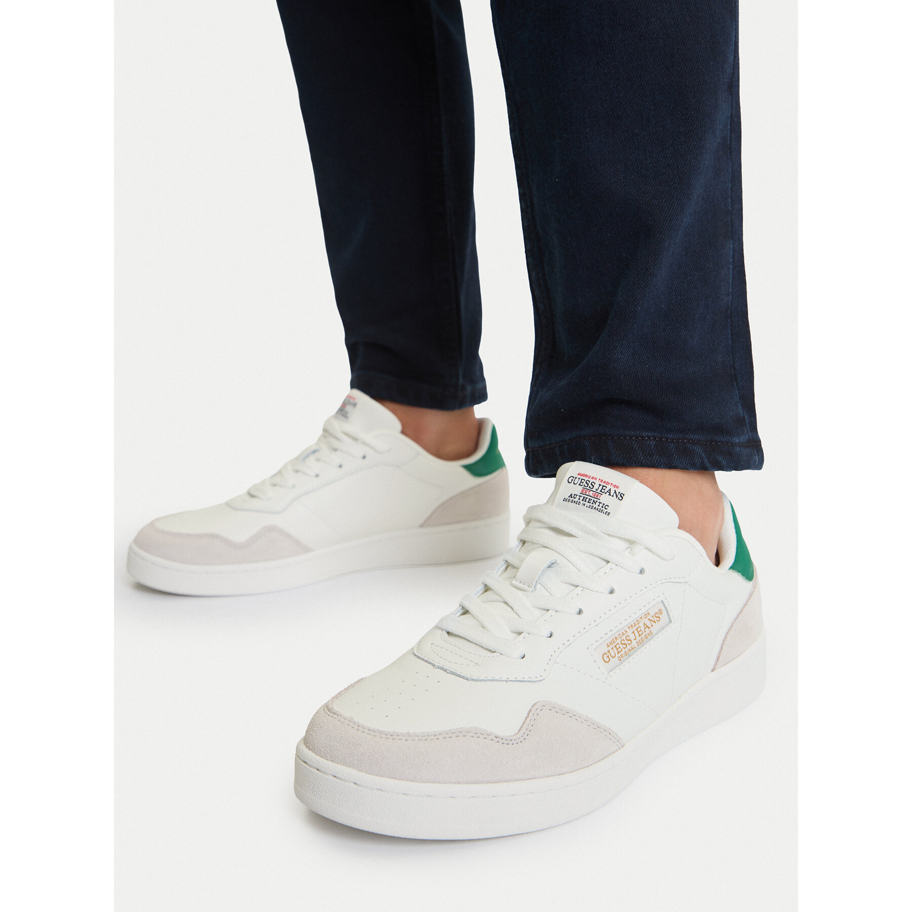 Tenisice Guess Jeans CWBEO-LUNARI-01 WE Bijela