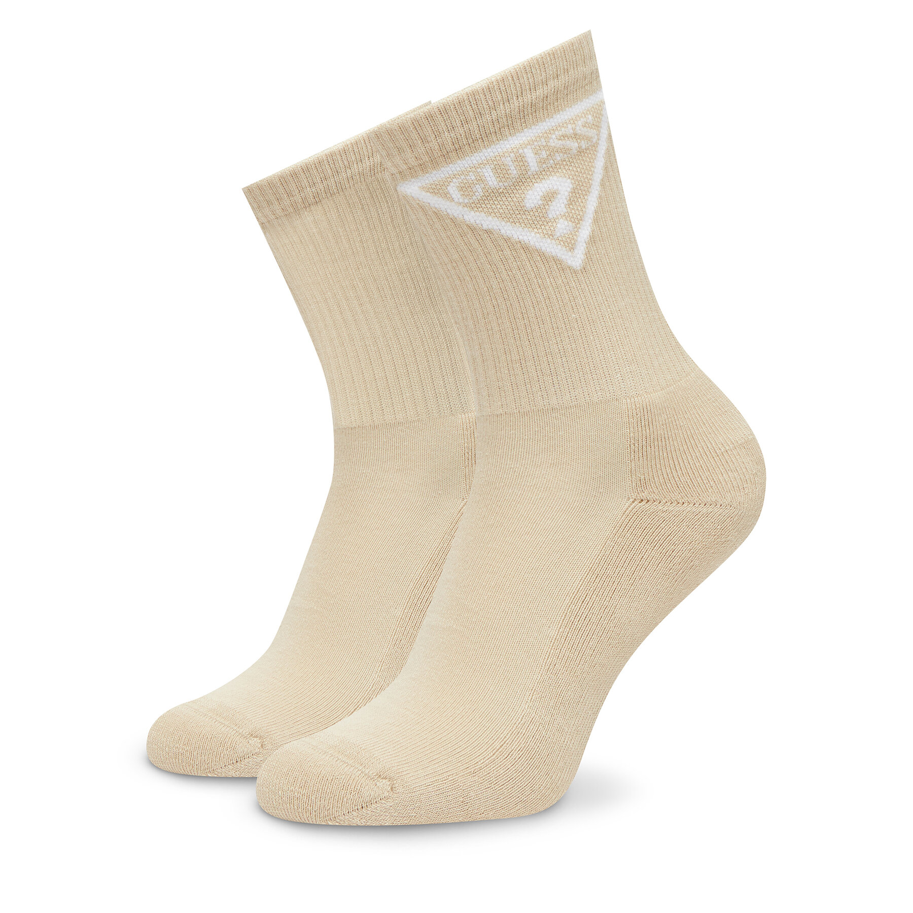 Calzini lunghi da donna Guess V2GZ00 ZZ00I Beige, Taglia 00, taglia : 00