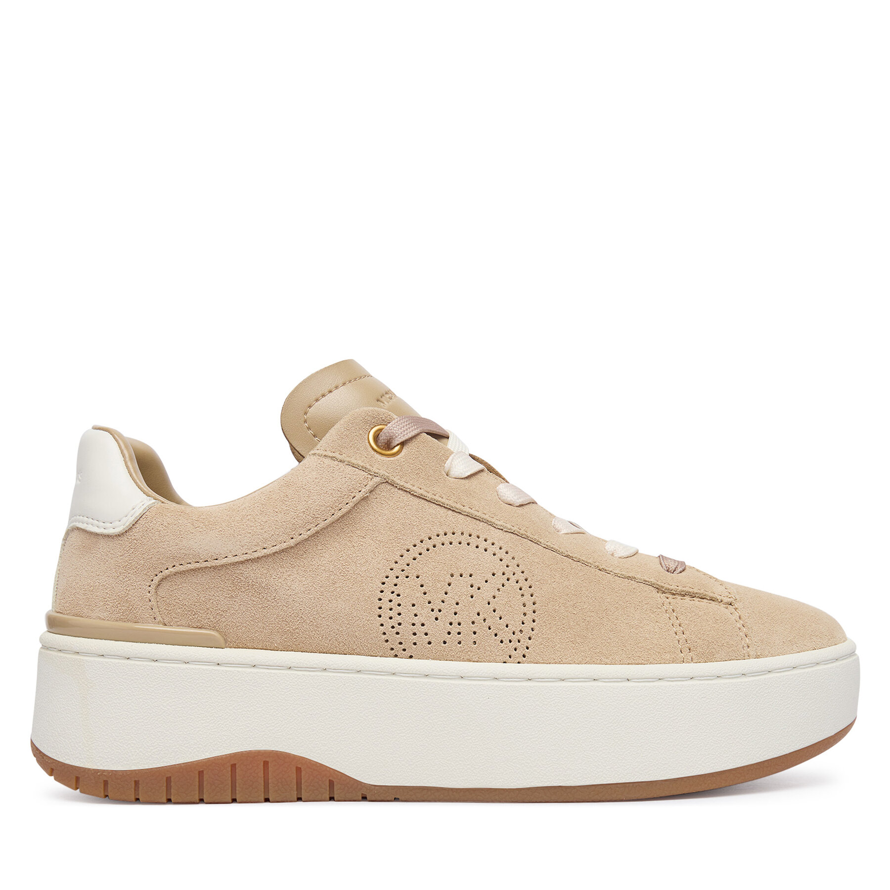 Sneakersy MICHAEL Michael Kors Dootie 43T6DTFS1S Béžová