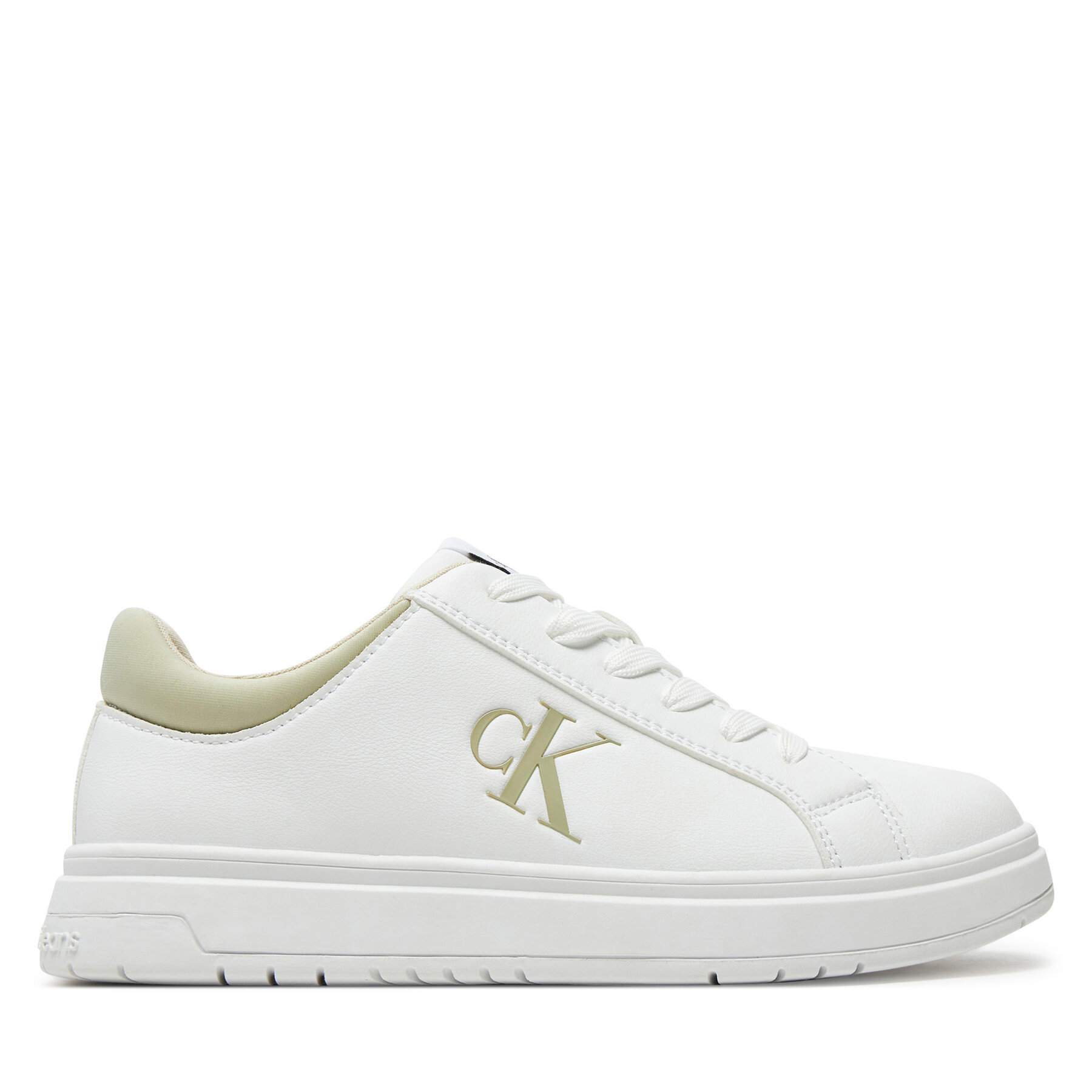 Sneakers Calvin Klein Jeans Low Cut Lace-Up Sneaker V3X9-81058-1464 S Alb
