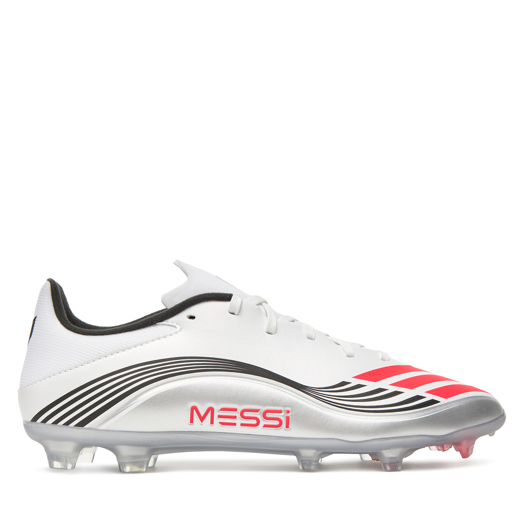 Ghete pentru fotbal adidas F50 Messi League JP7446 Alb