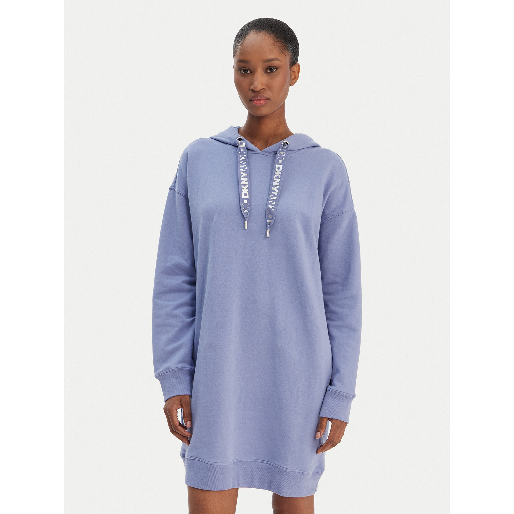 DKNY Strickkleid DP6D4914 Blau Regular Fit