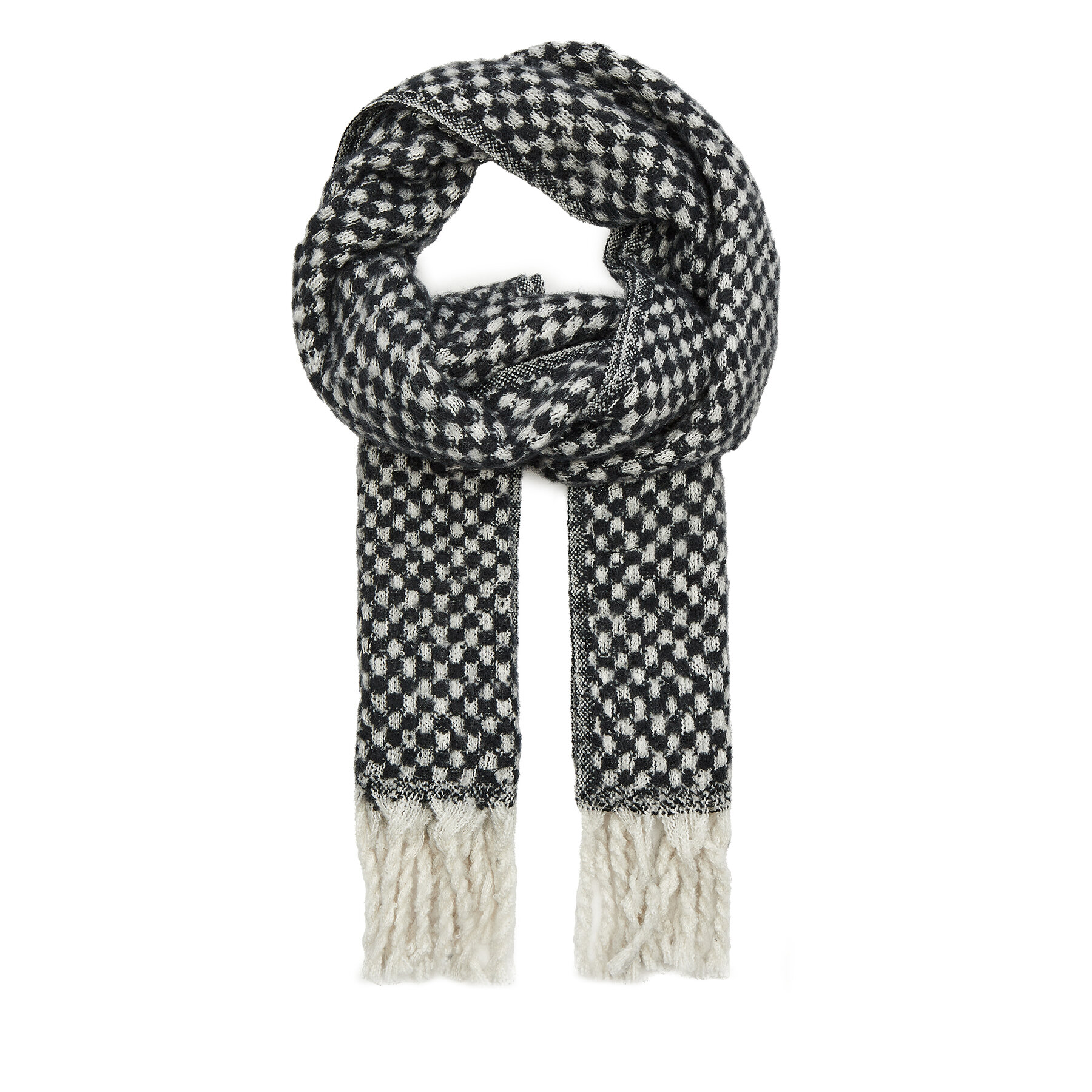 Sciarpa Pieces 17144460 Nero, Taglia 00, taglia : 00