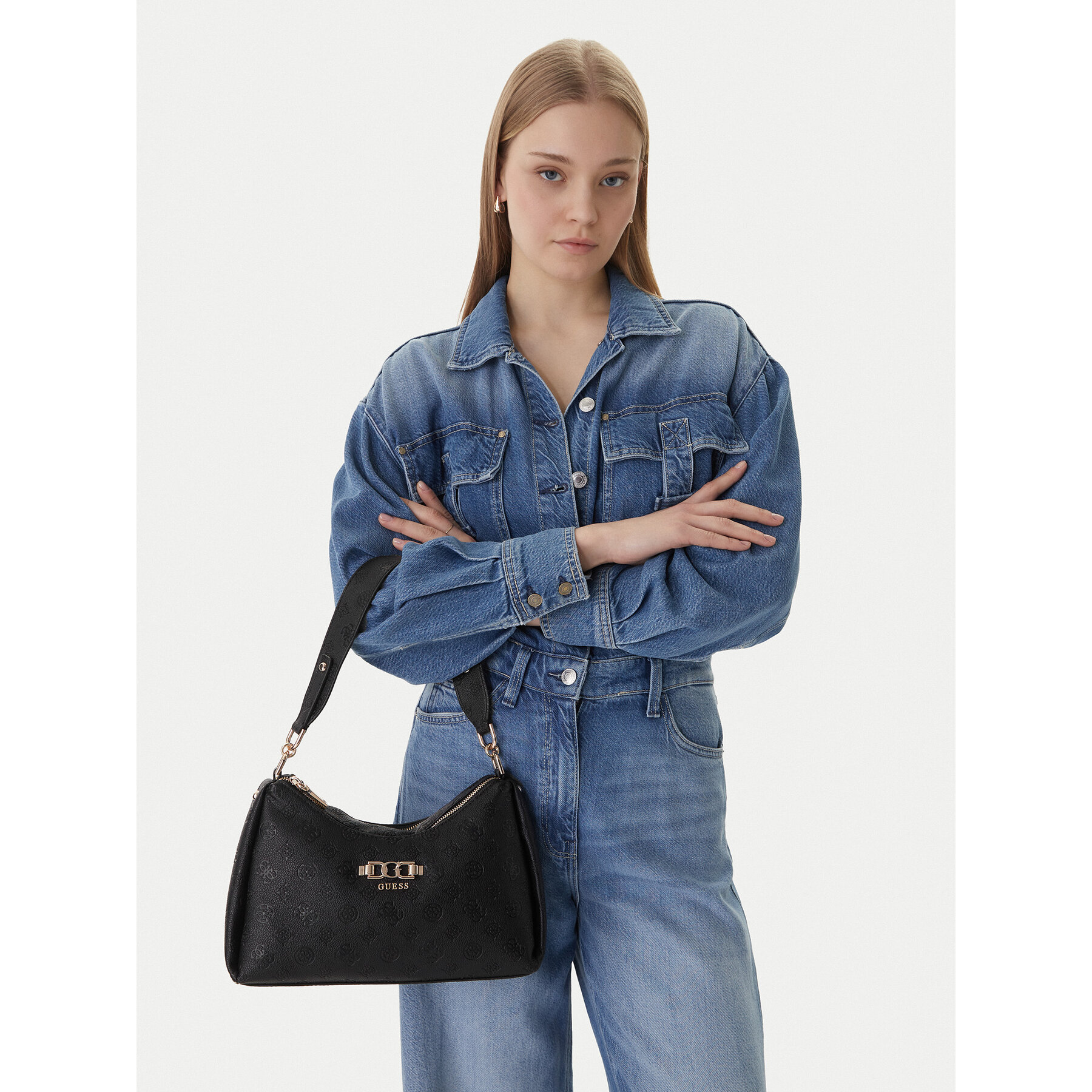 Geantă Guess Anise HWPD99 16180 Negru