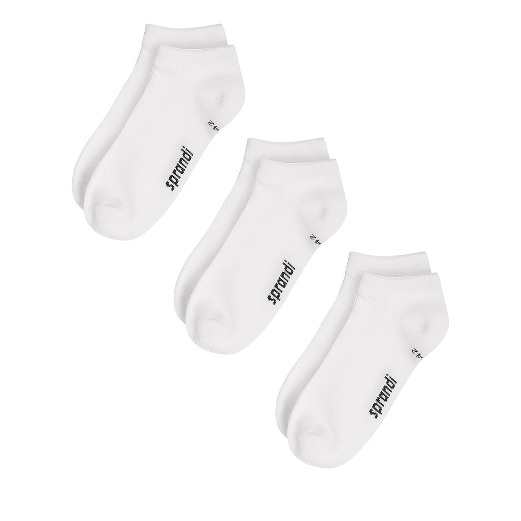 Krátke ponožky Sprandi 0MB-003-AW23 (3-pack) Biela