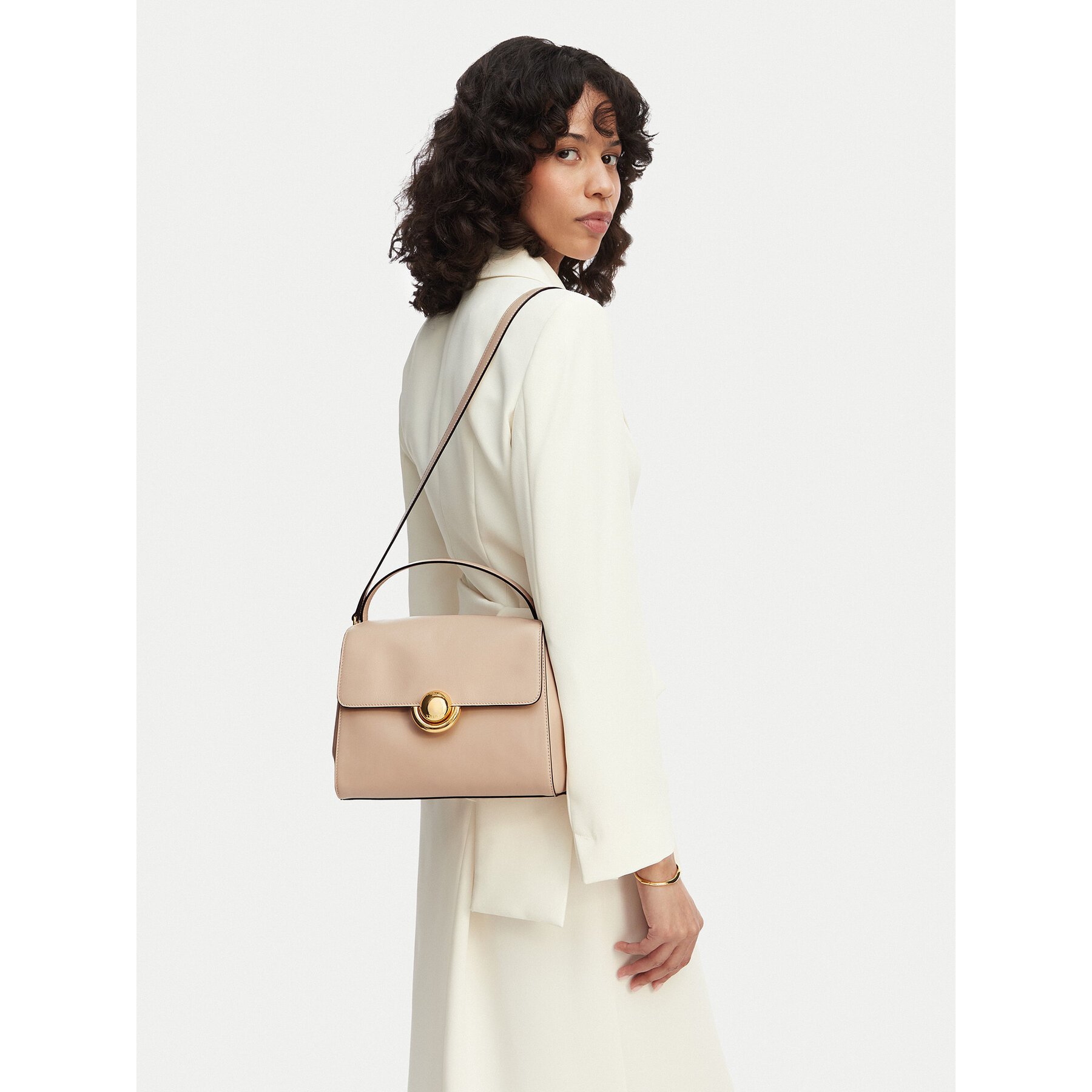 Geantă Furla Domus S Top WB01957 BX4184 IT 93300 Crem