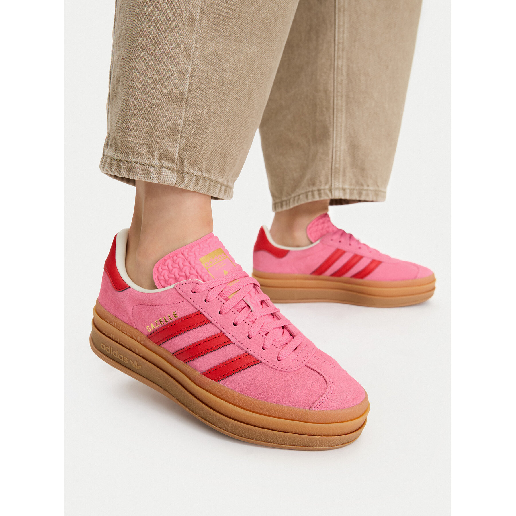 Сникърси adidas Gazelle Bold JQ7407 Розов