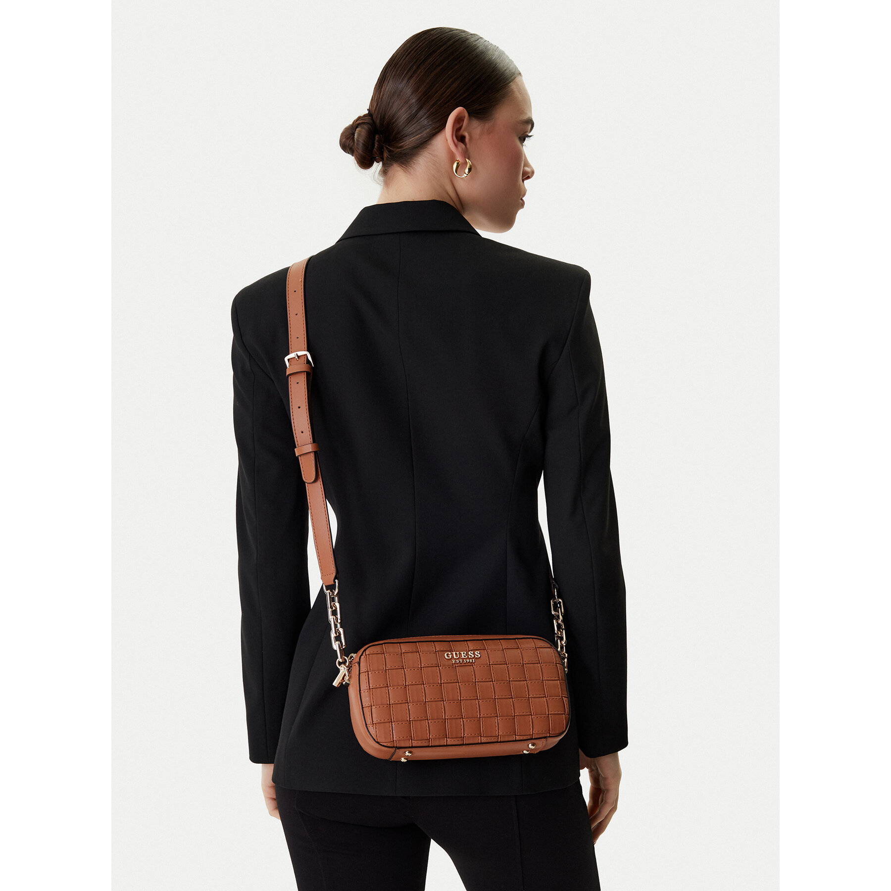 Geantă Guess Sandy HWWG84 18140 Maro