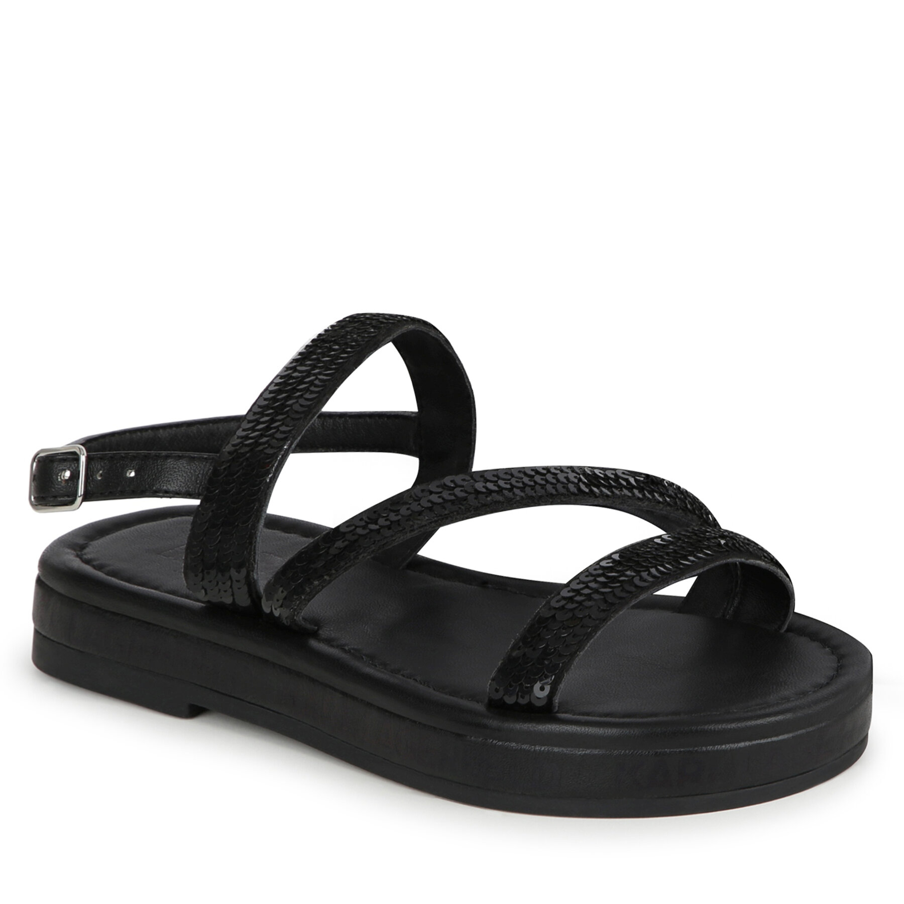Kinder Sandalen Karl Lagerfeld Kids, Schuhgröße 34, Schwarz, Z30004 M