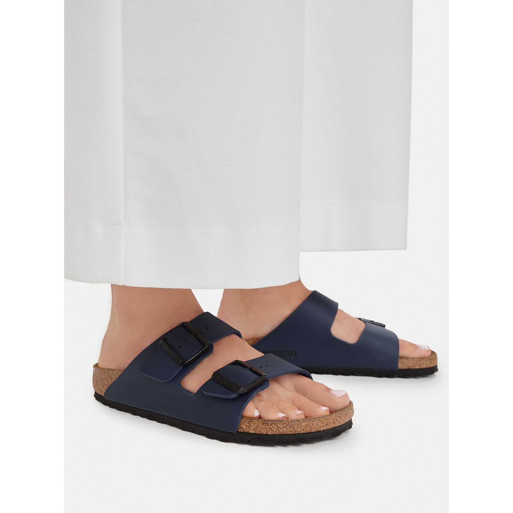 Natikači Birkenstock Arizona Birko-Flor 051753 Mornarsko modra