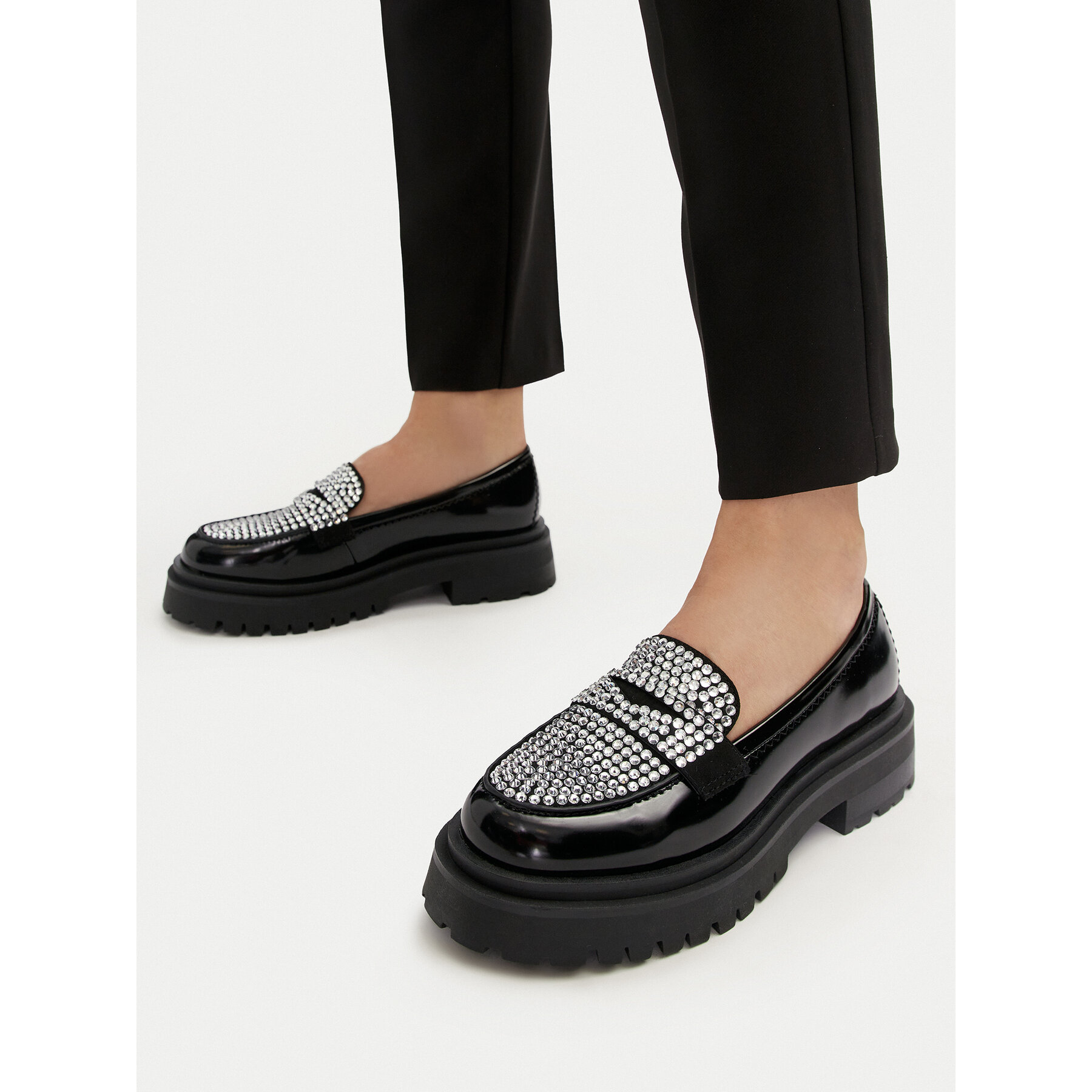 Loafers Steve Madden Longhaul SM11003448 Μαύρο