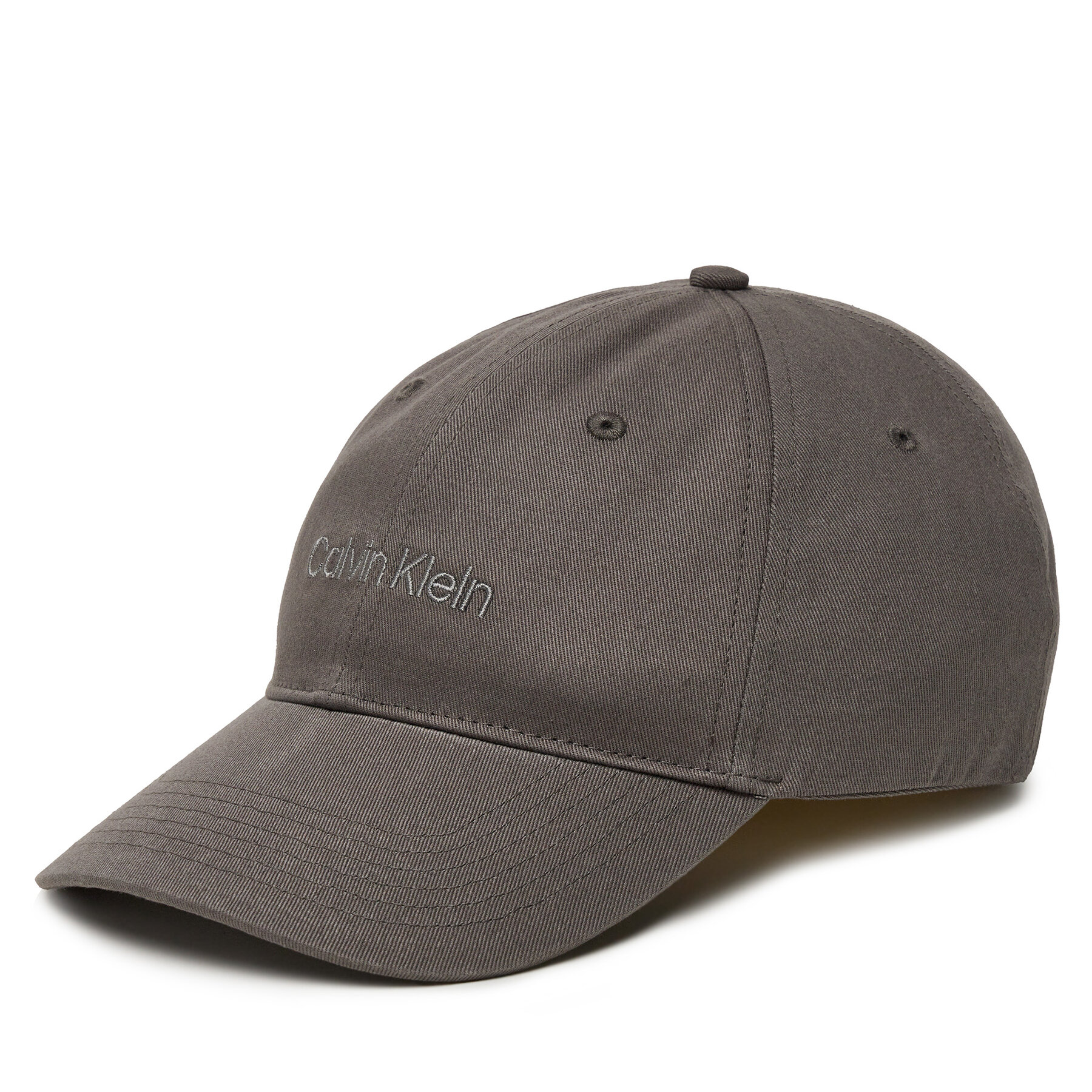 Шапка с козирка Calvin Klein Logo Embroidery LV04D5003G Сив