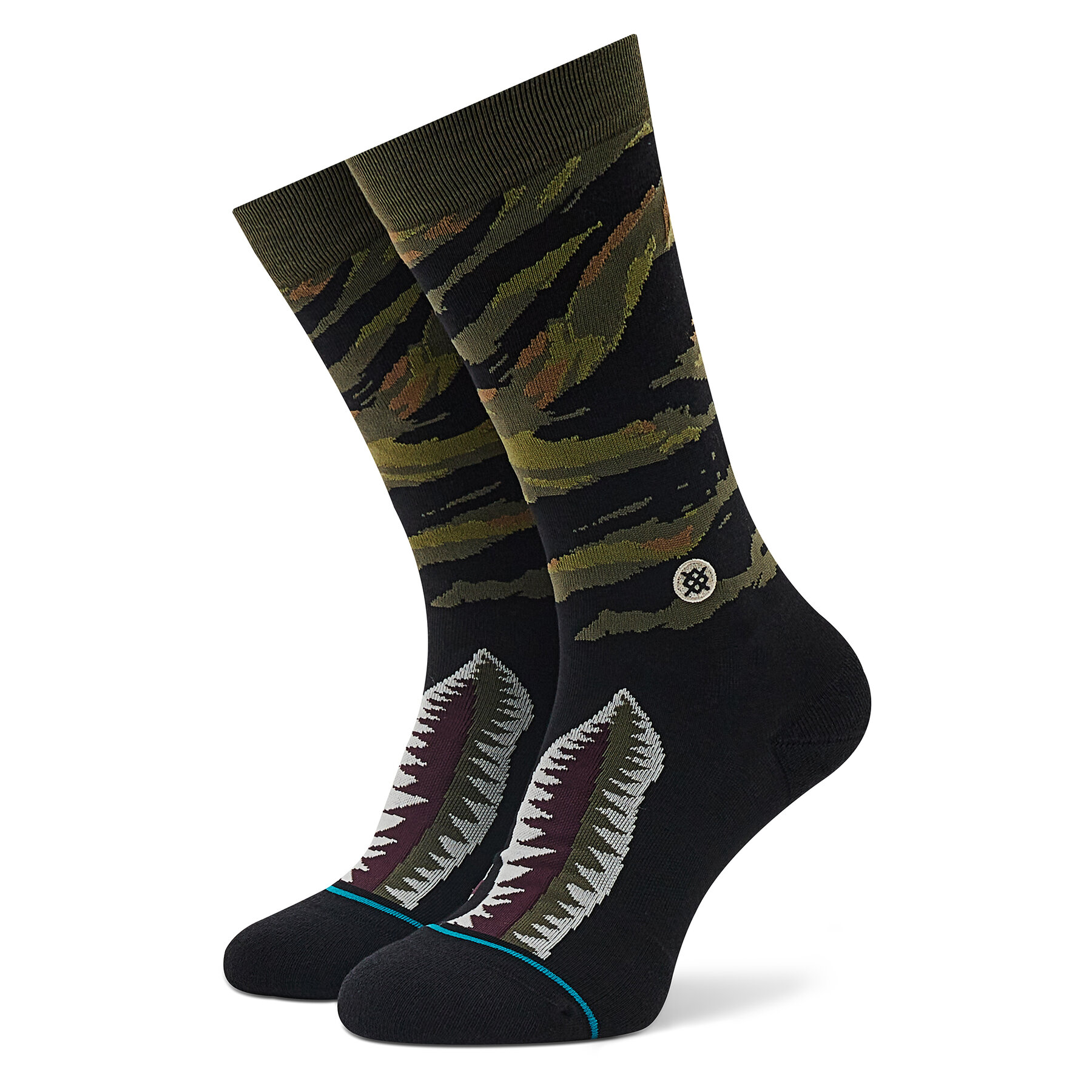 

Високі шкарпетки unisex Stance Warbird A545C20WAR Burgundy, Зелений