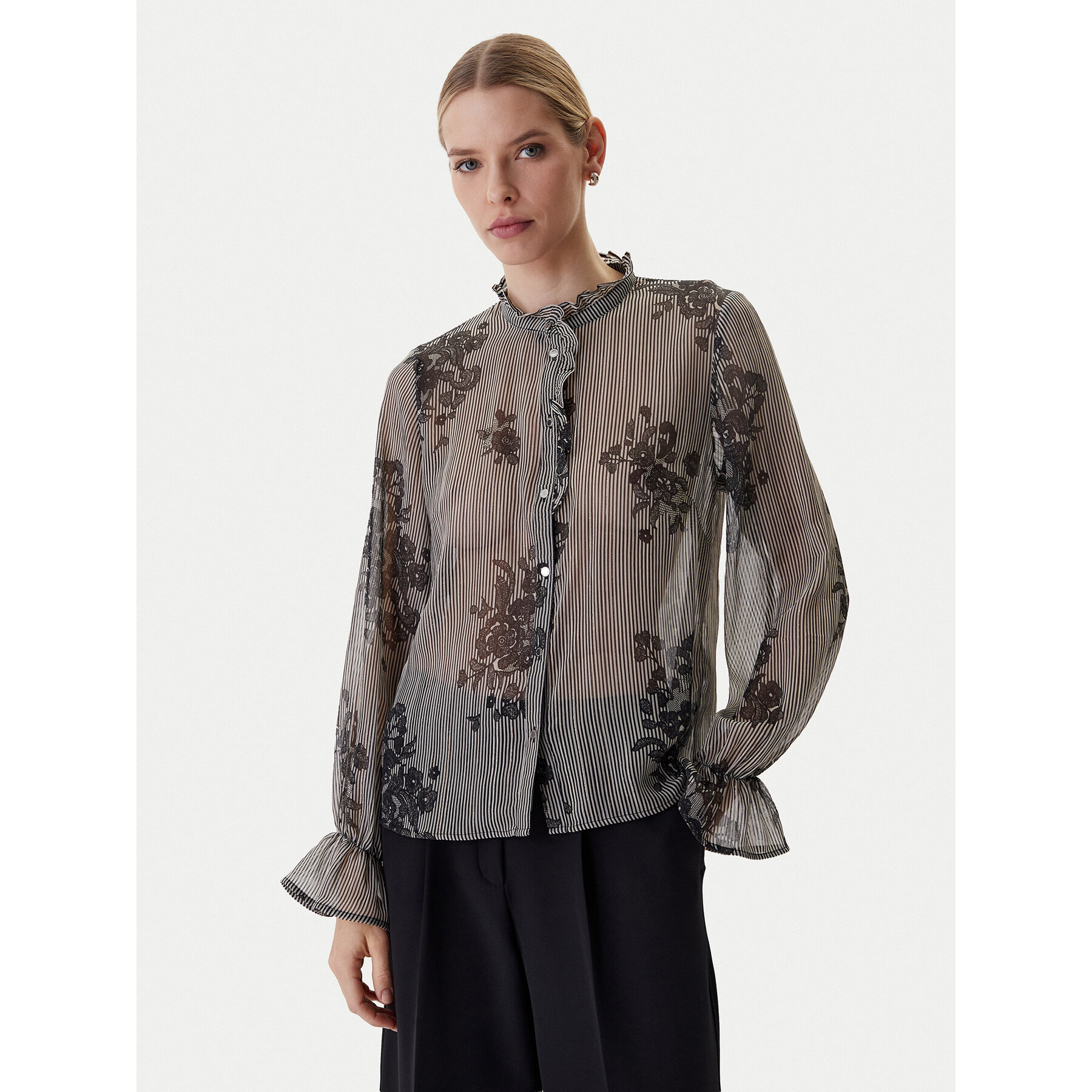 Morgan Hemd 261-COUTY.F Schwarz Regular Fit