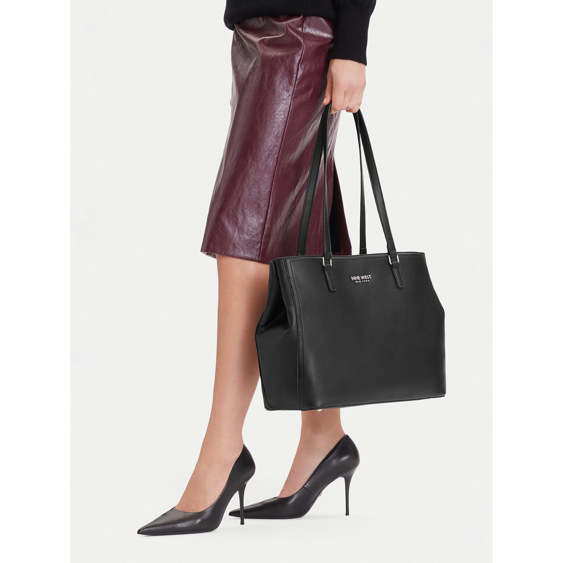 Torbica Nine West EO-PASSIONFLOWER CLOSE-LH22255 Crna