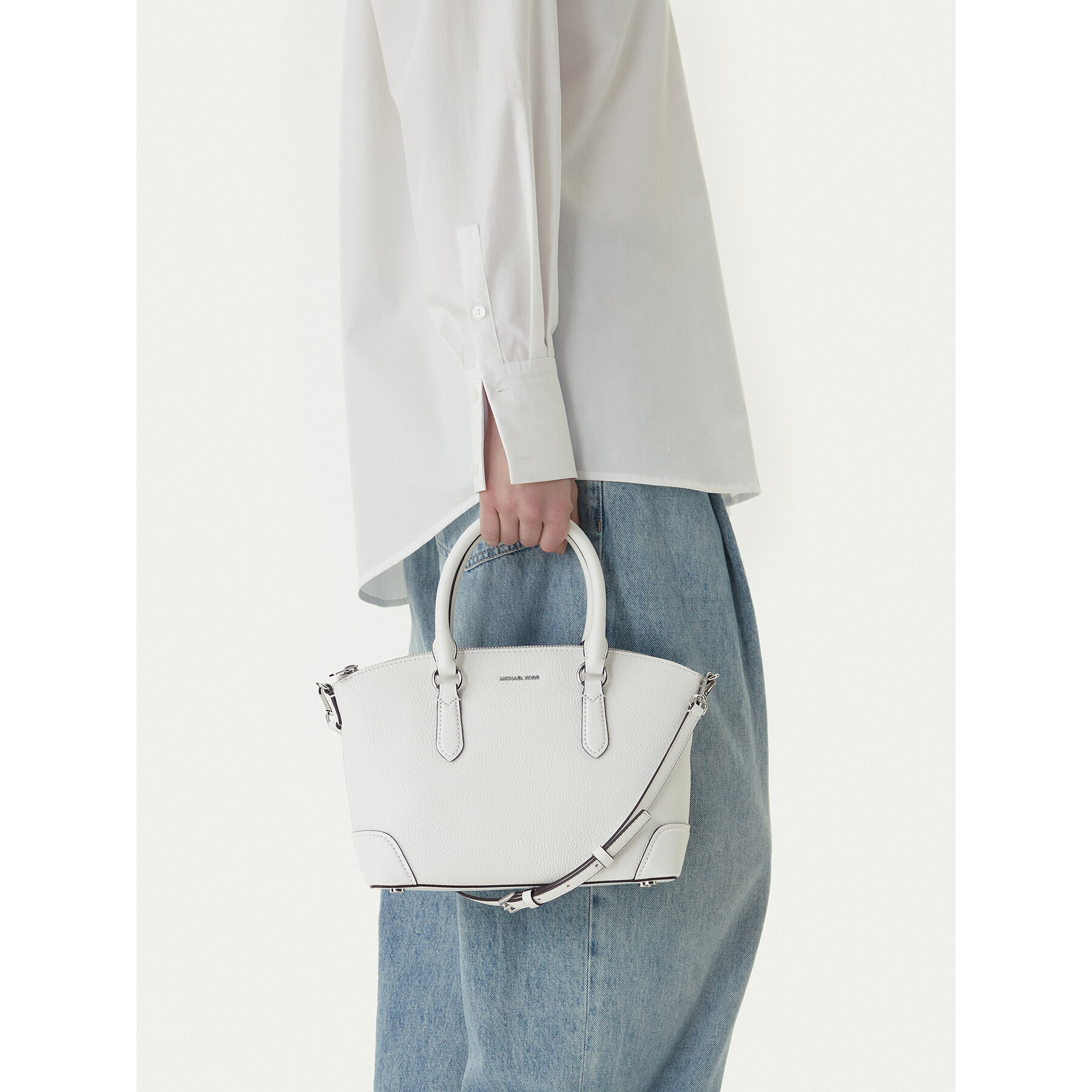 Geantă MICHAEL Michael Kors 30R6S1WS8V Alb