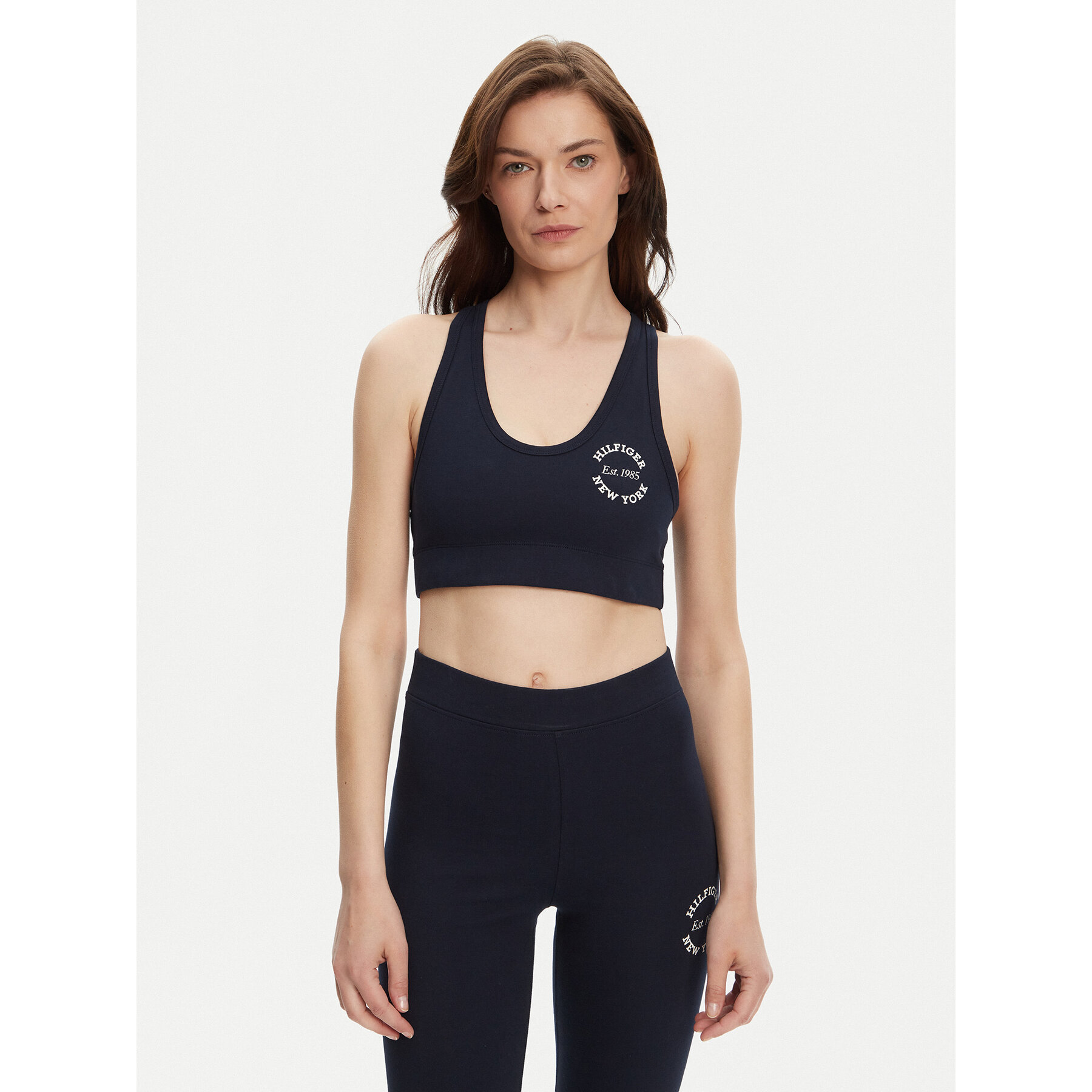 Tommy Hilfiger Σουτιέν τοπ UW0UW05891 Σκούρο μπλε