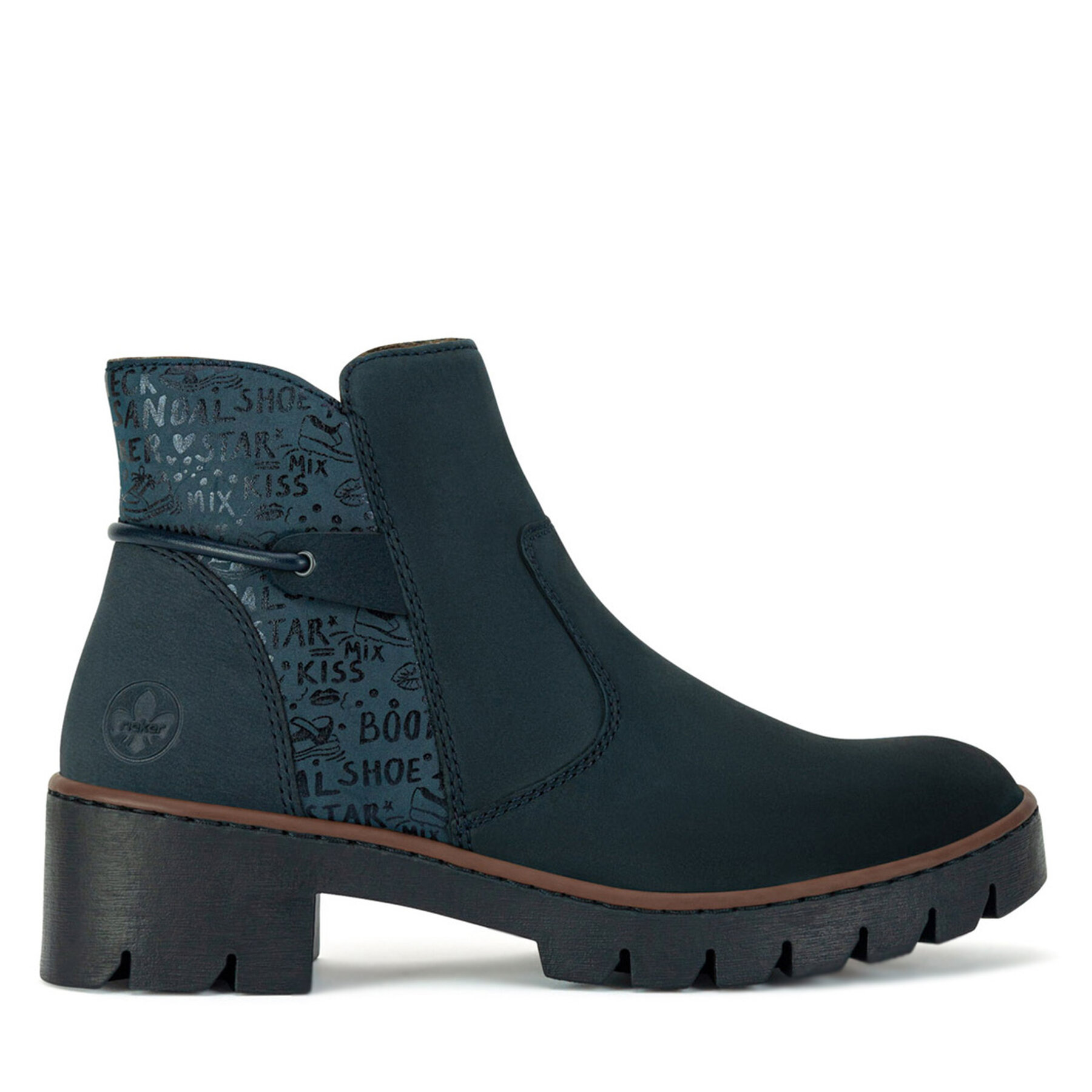 Stivaletti Rieker X5755-14 Blu