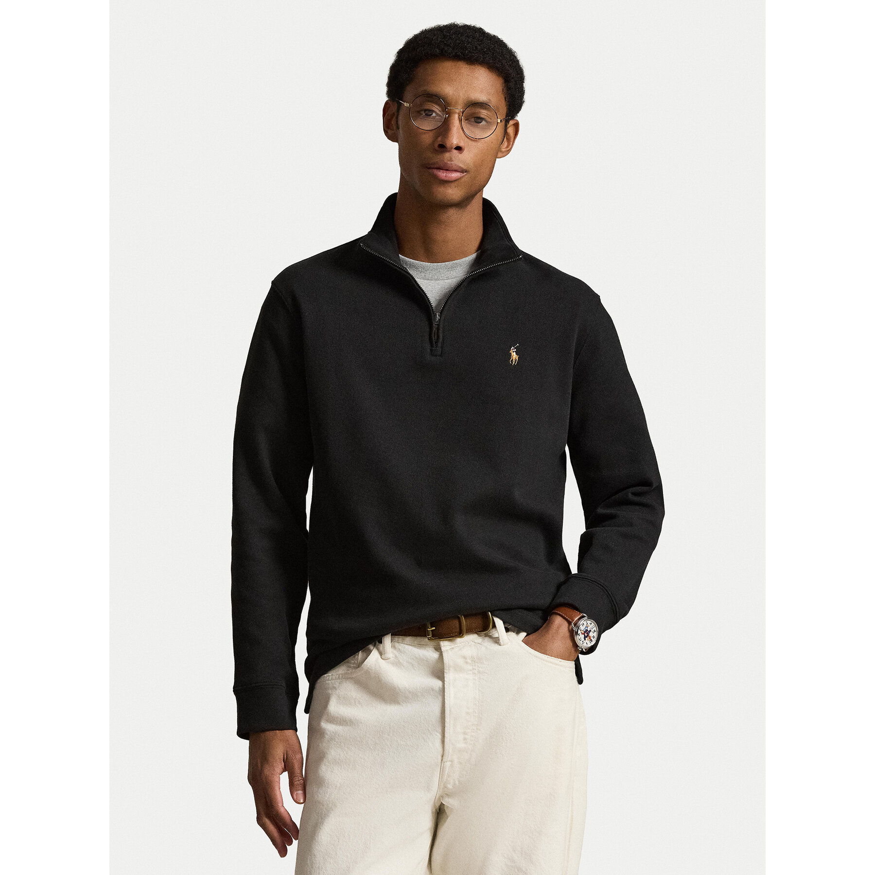 Polo Ralph Lauren Pullover 710P07411002 Schwarz Regular Fit