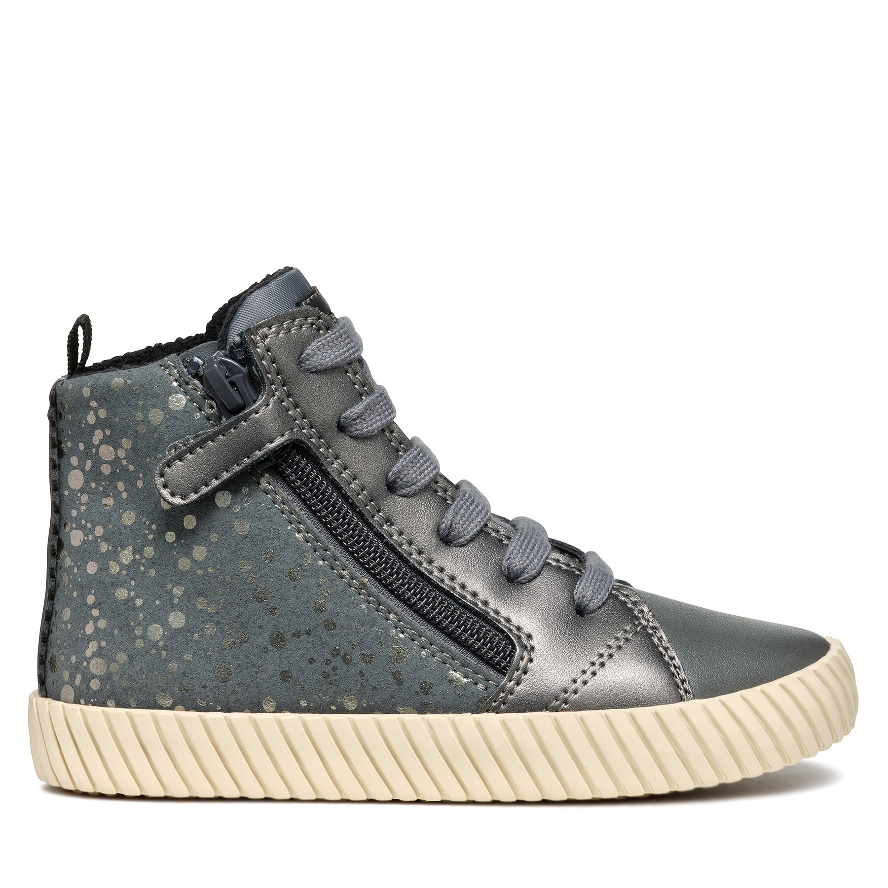 Sneakers Geox J Mirroless Girl J46MNA 0AUAJ C9002 S Grigio