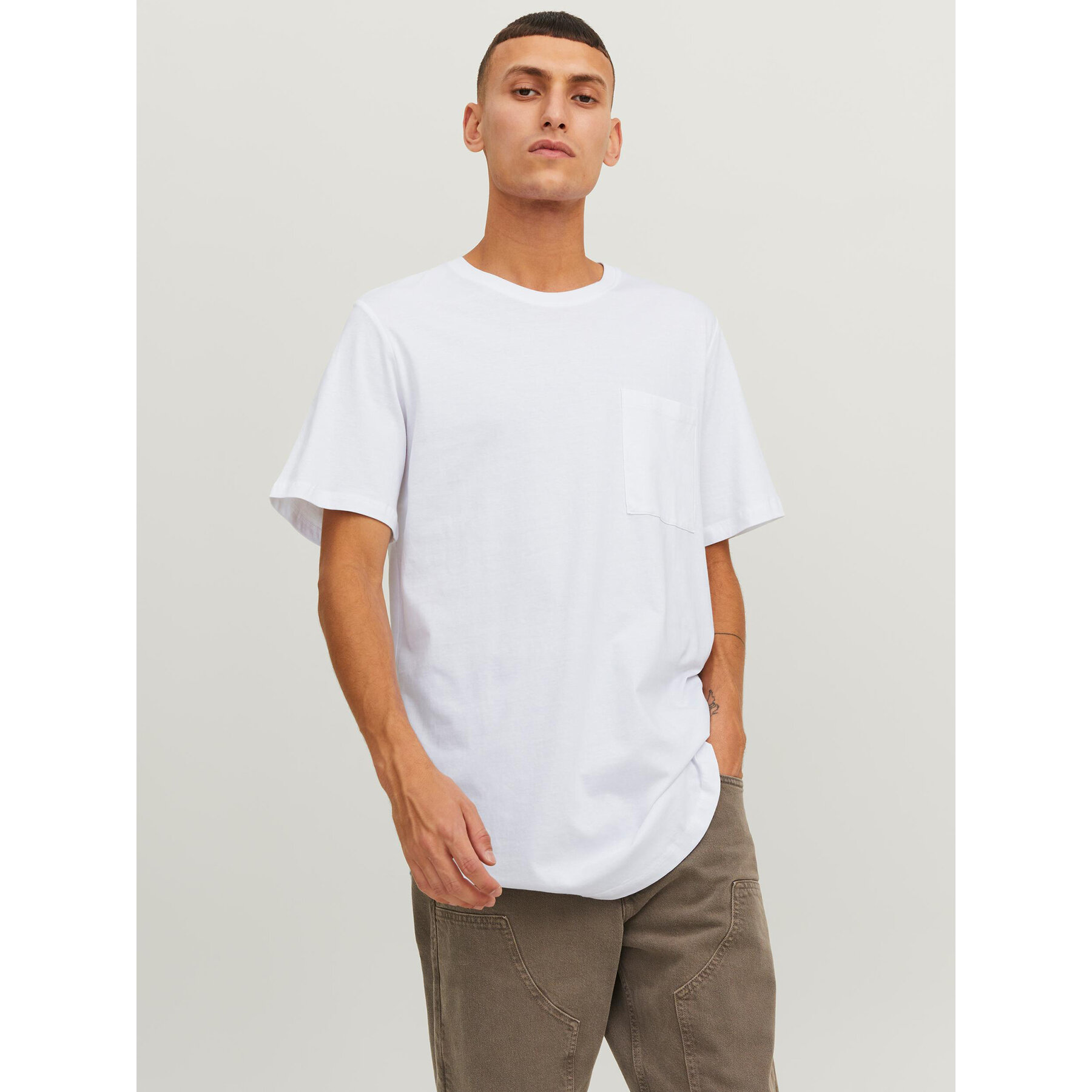 Jack & Jones T-Shirt Noa 12210945 Λευκό Regular Fit