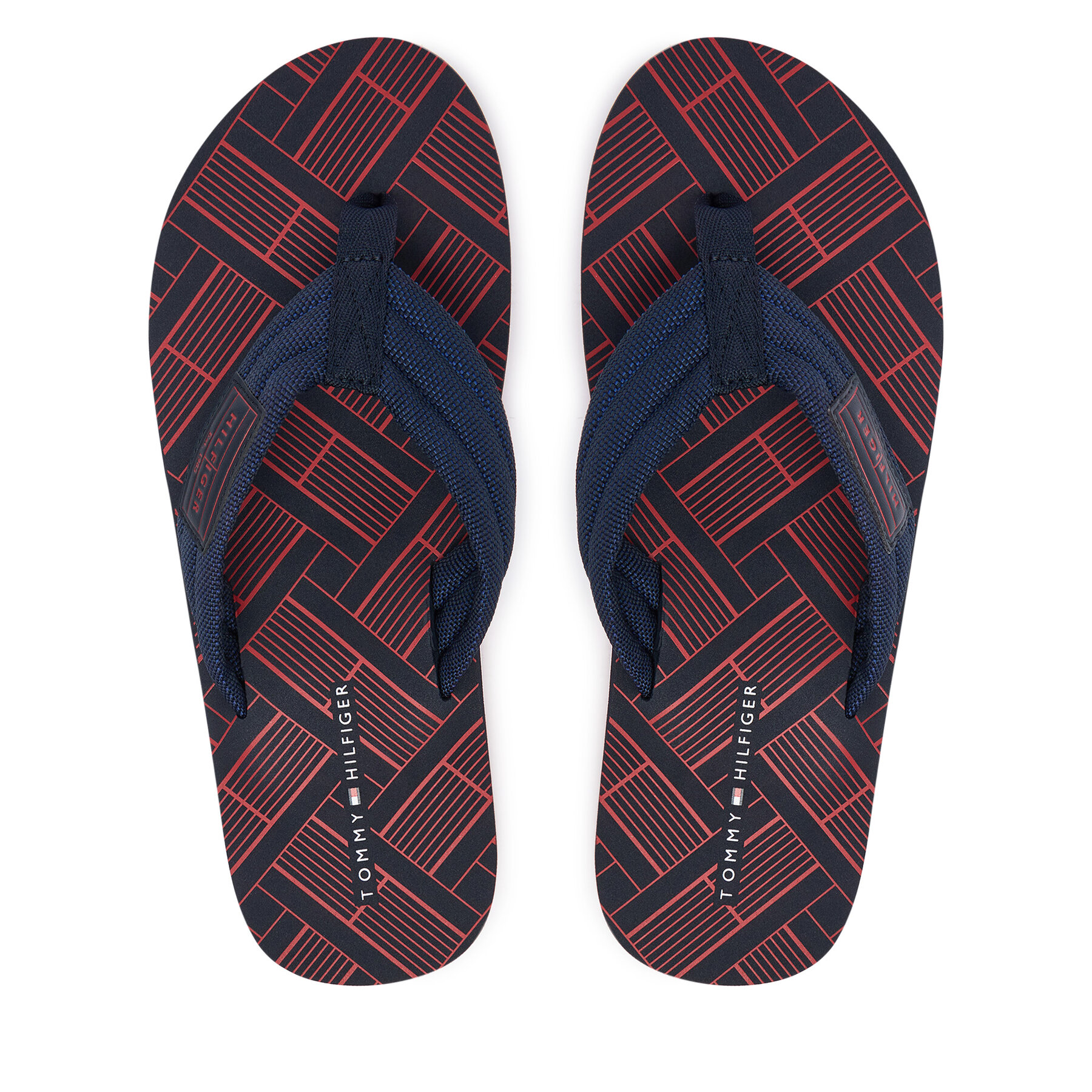 Žabky Tommy Hilfiger Flag Patch Beach FM0FM06004 Tmavomodrá