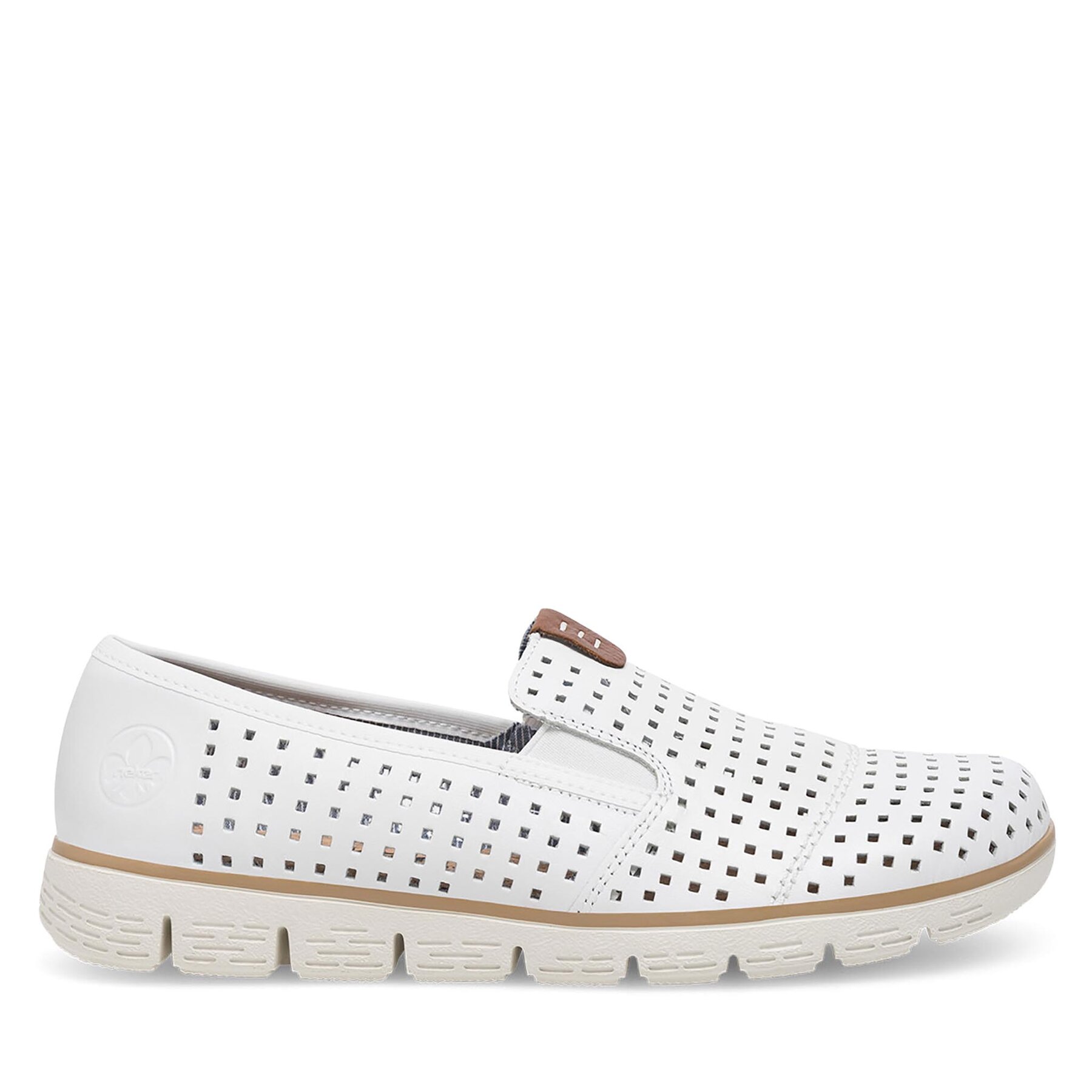 Pantofi Rieker 44077-80 Alb