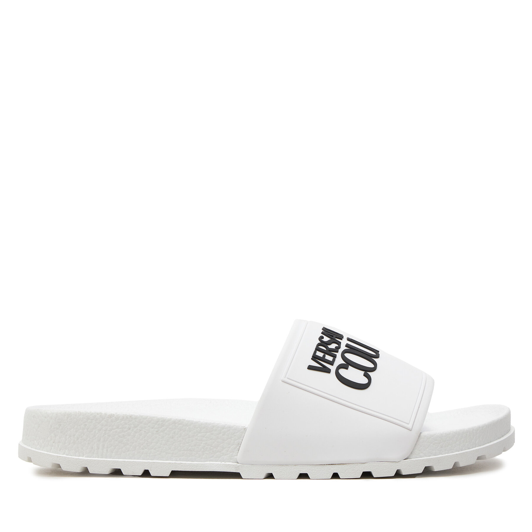 Damskie Klapki Versace Jeans Couture, Rozmiar 39 Biały 76VA3SQ2