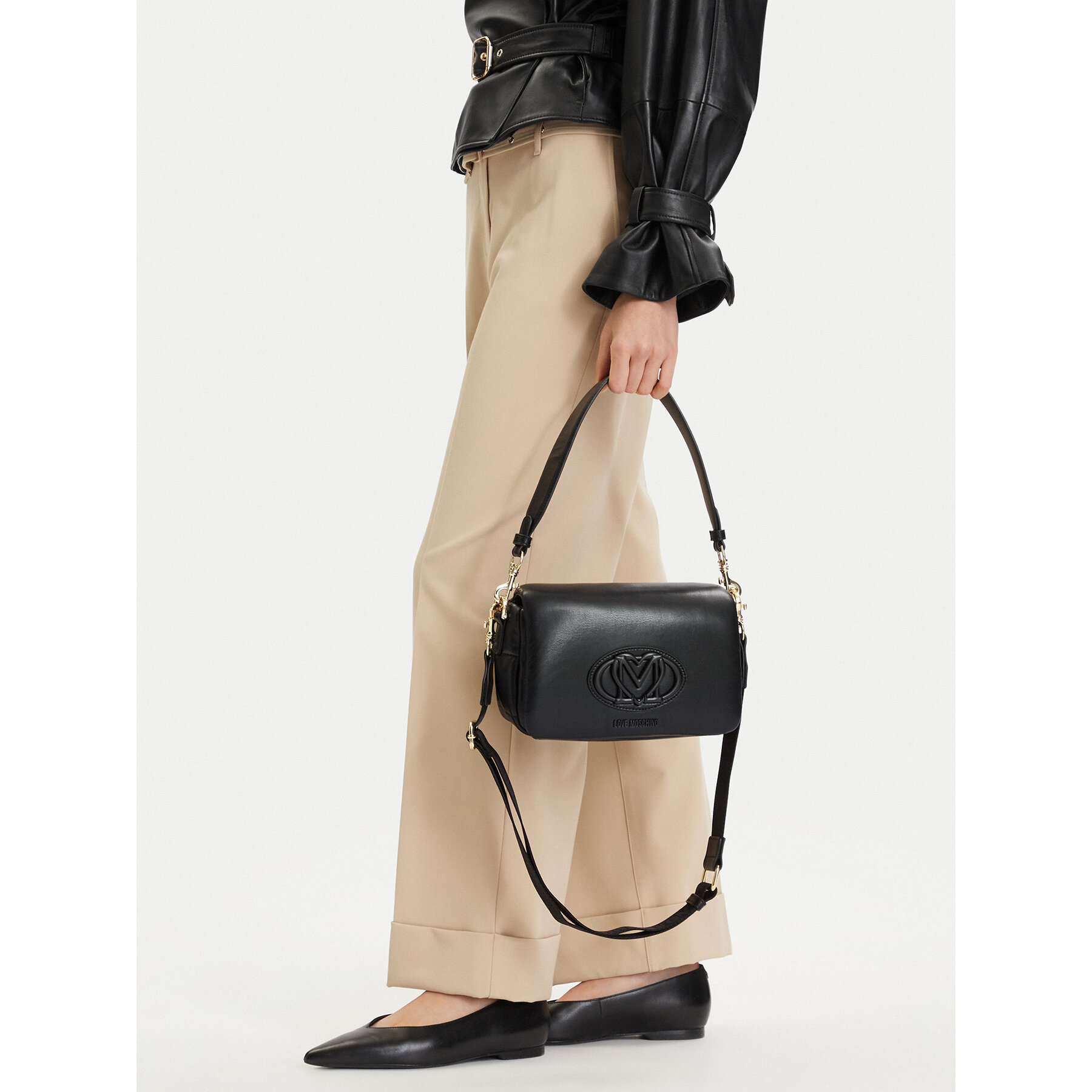 Τσάντα LOVE MOSCHINO JC4333PP0OKM0000 Μαύρο