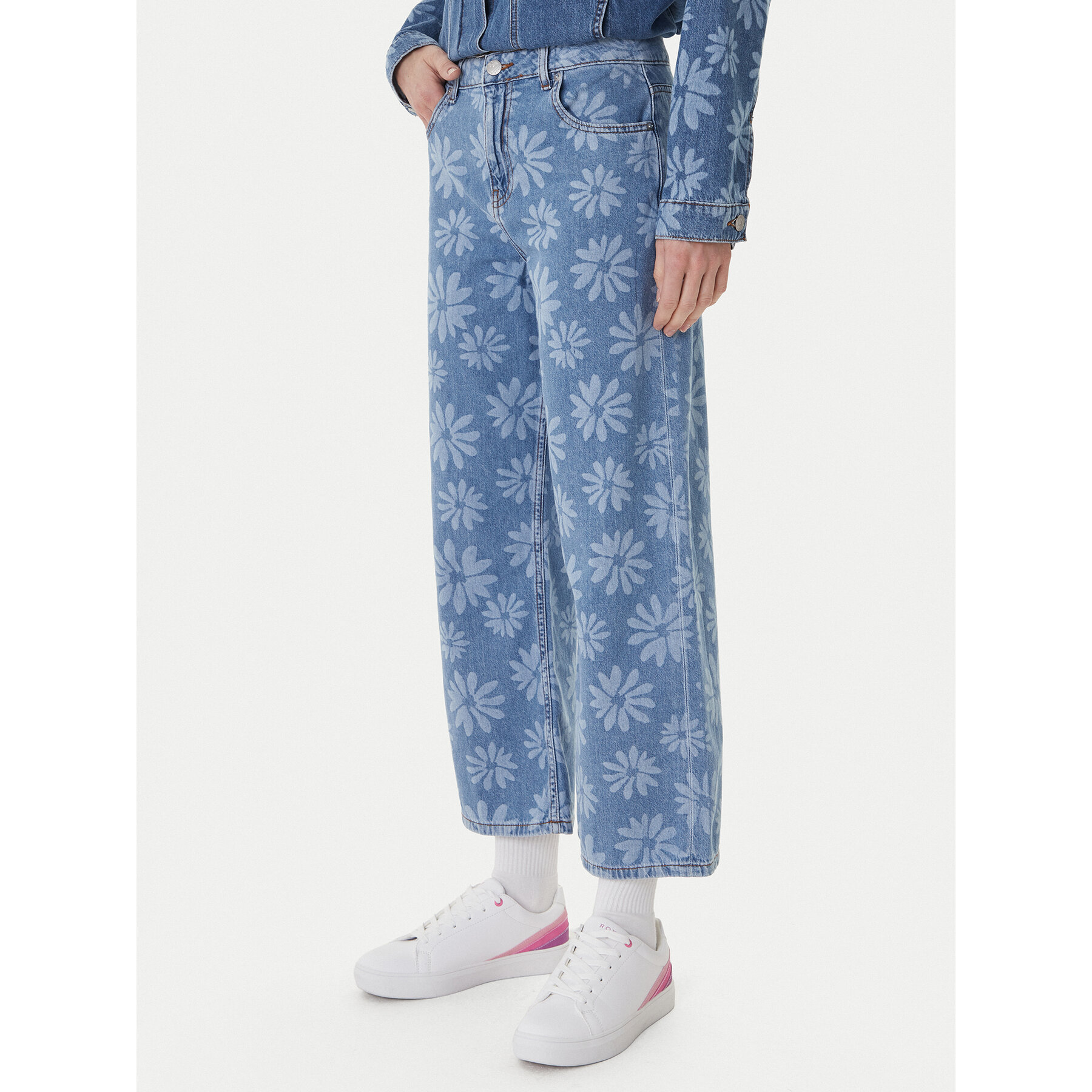 Roxy Jeans Boogie Night ERJDP03323 Blau Wide Leg