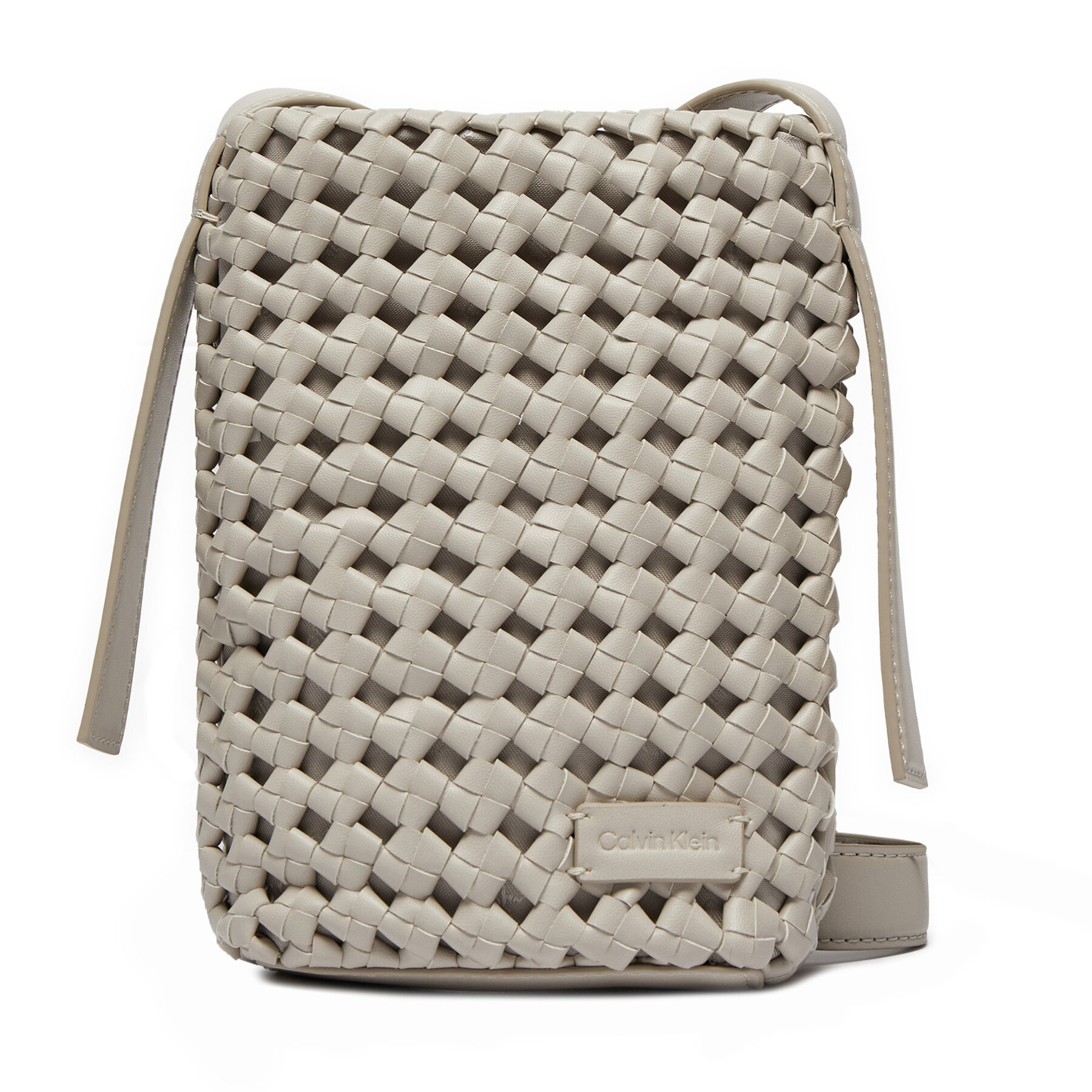 Kabelka Calvin Klein Ck Braided Mini Bag K60K612172 Šedá