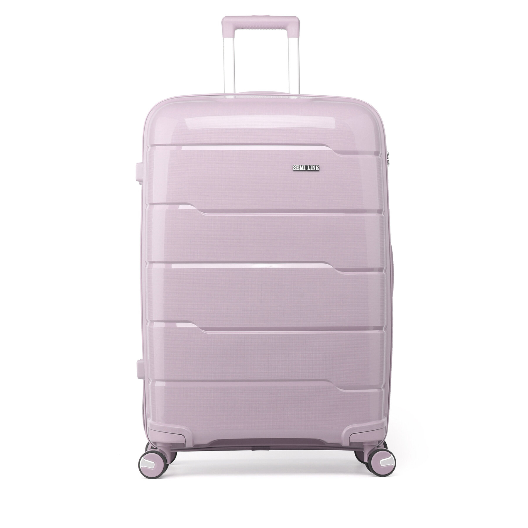 Medelstor resväska Semi Line T5793-2 Rosa