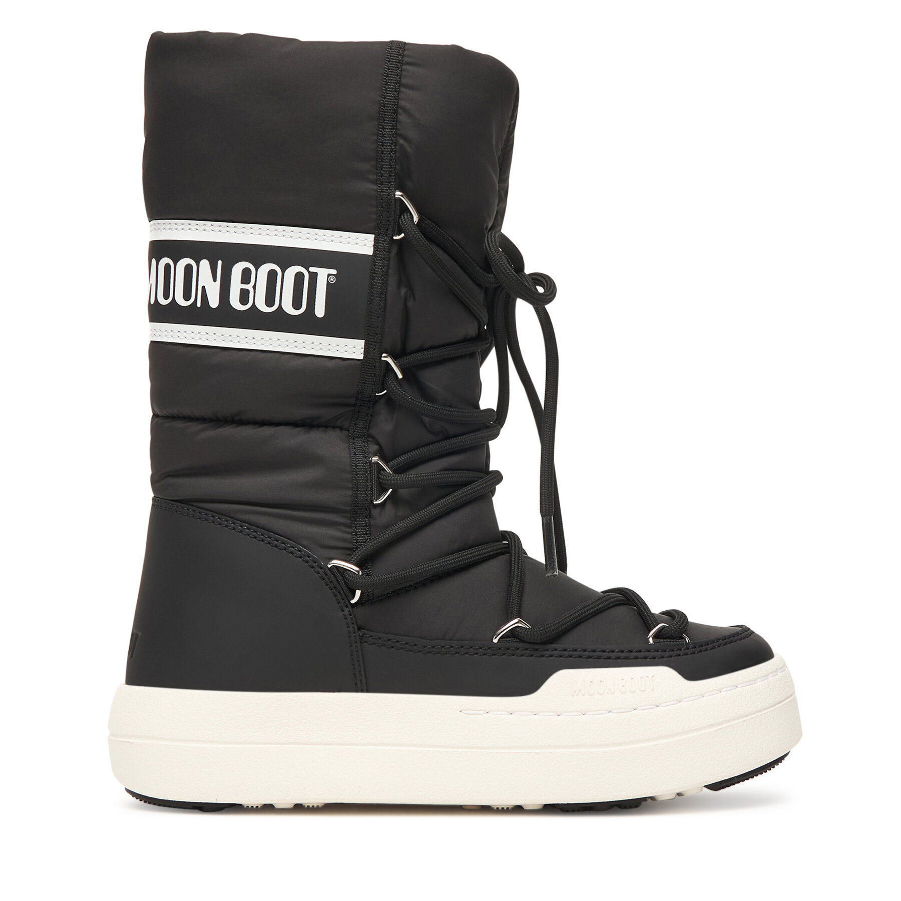 Μπότες Χιονιού Moon Boot Jr Park Tube Lace wp 80D3440130 D Μαύρο