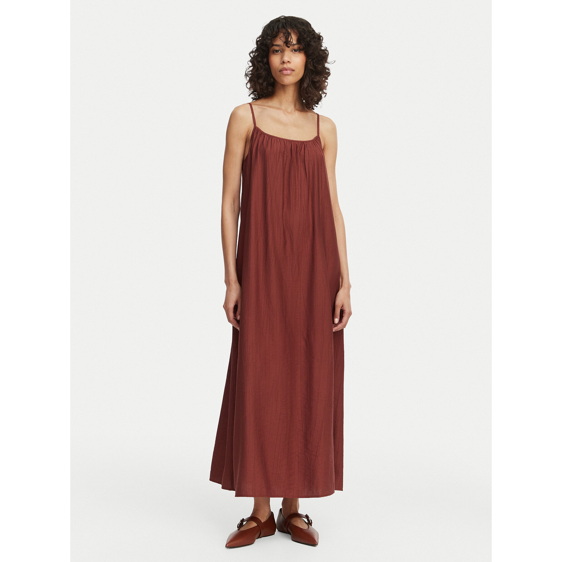 Vero Moda Sommerkleid Vira 10340738 Braun Relaxed Fit