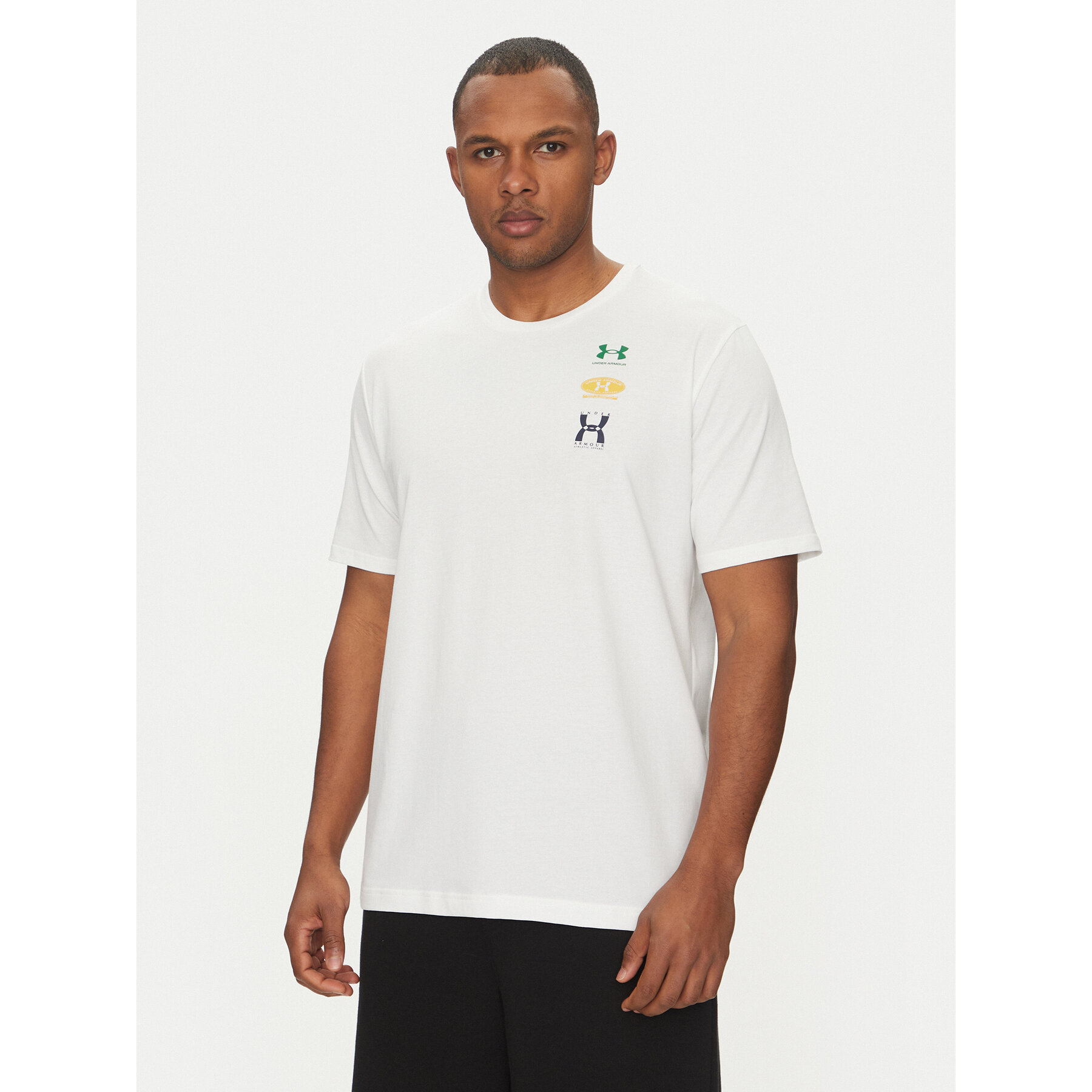 Under Armour T-shirt EVOL Logo 1390165 Bianco Regular Fit