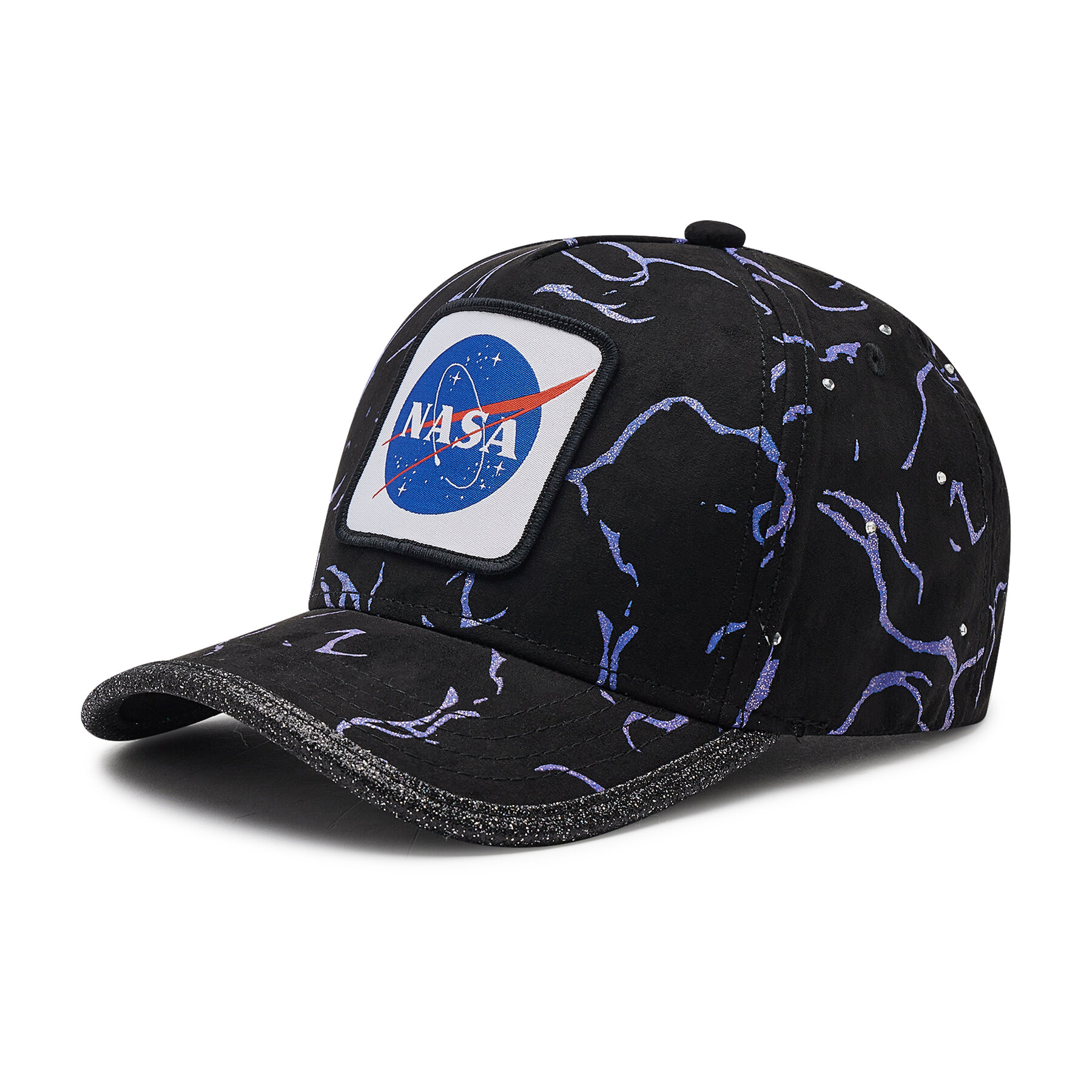 Gorra con visera Capslab Nasa CL/NASA/1/TAG/GLI Negro