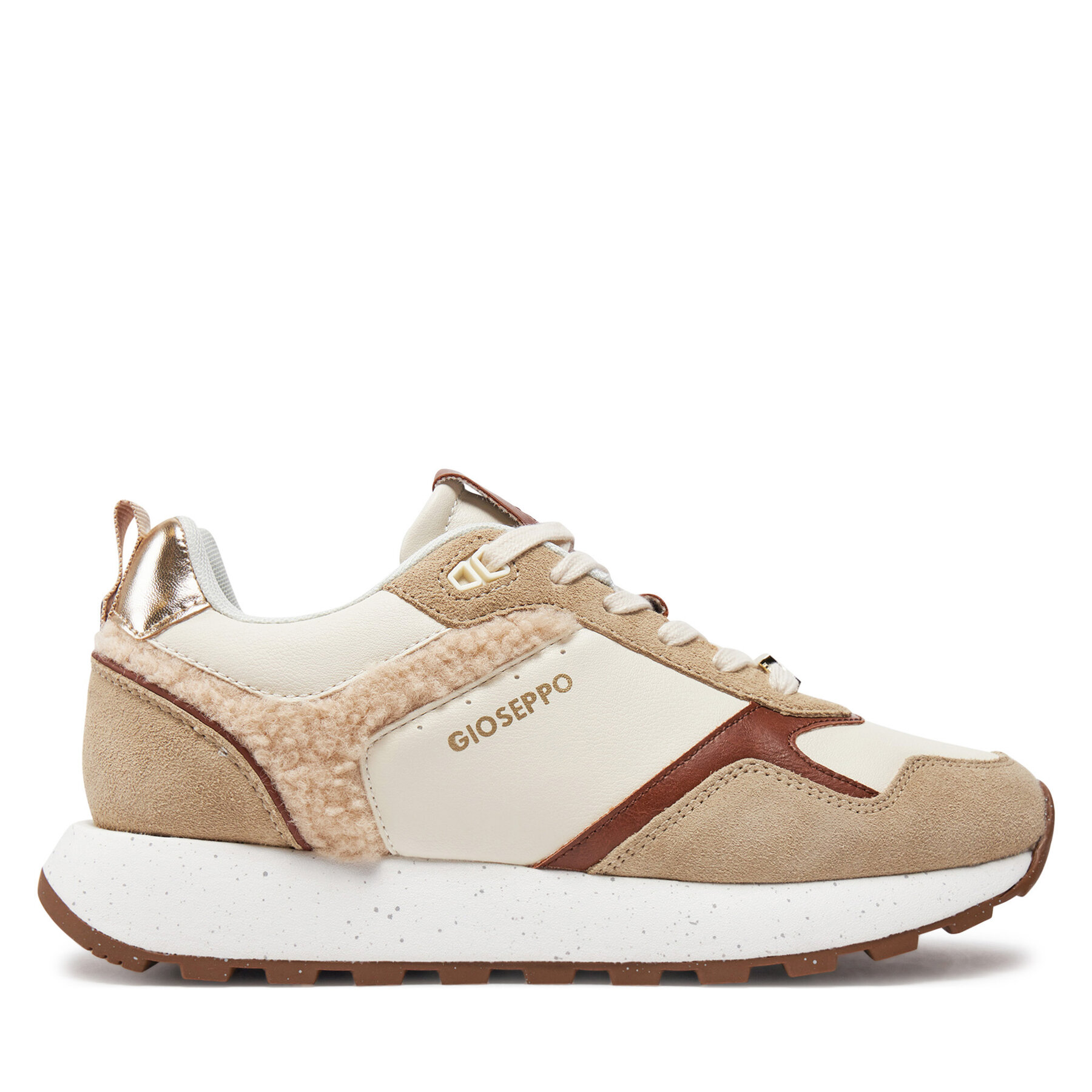 Damskie Sneakersy Gioseppo, Rozmiar 37 Beżowy Copake 73451
