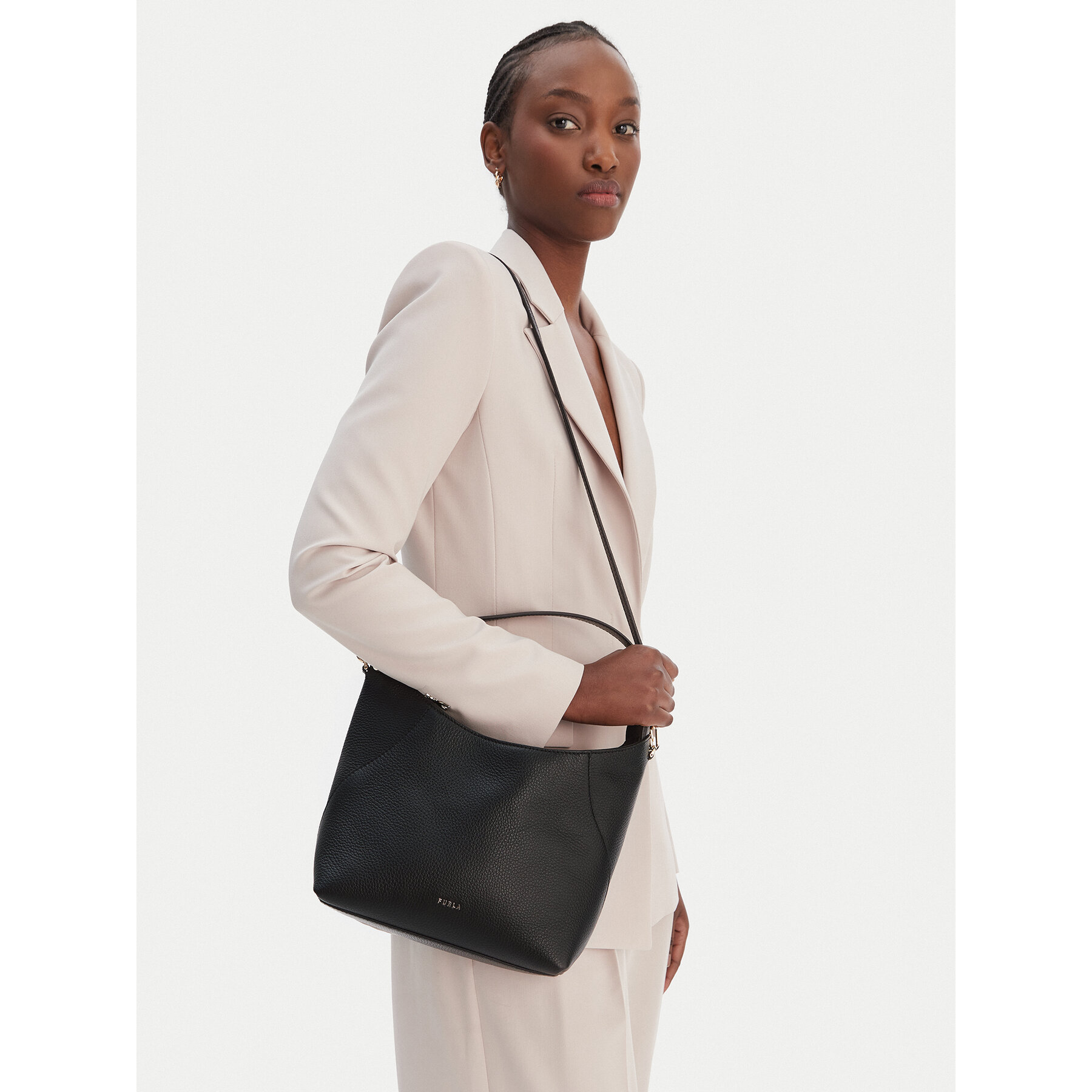 Geantă Furla Lara S WB01958 HSF000 IT O6000 Negru