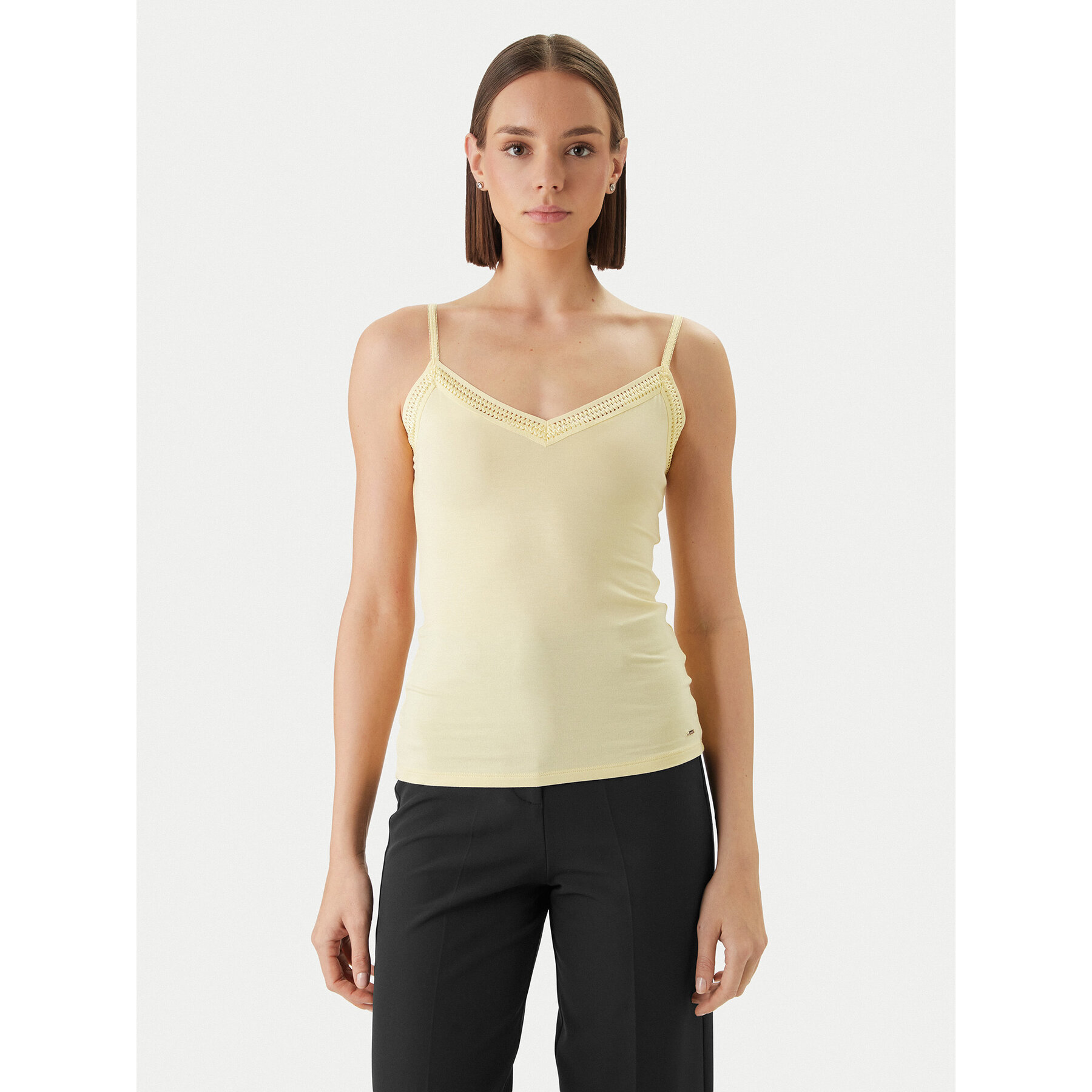 Morgan Top 192-BARBA.N Gelb Slim Fit