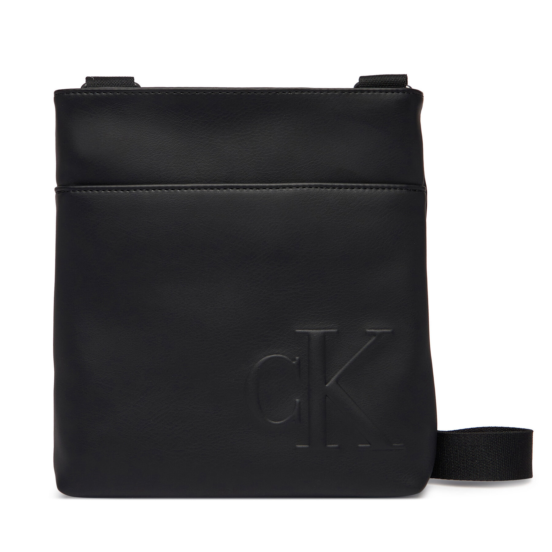 Geantă crossover Calvin Klein Bold Ck Flatpack LV04D3344G Negru