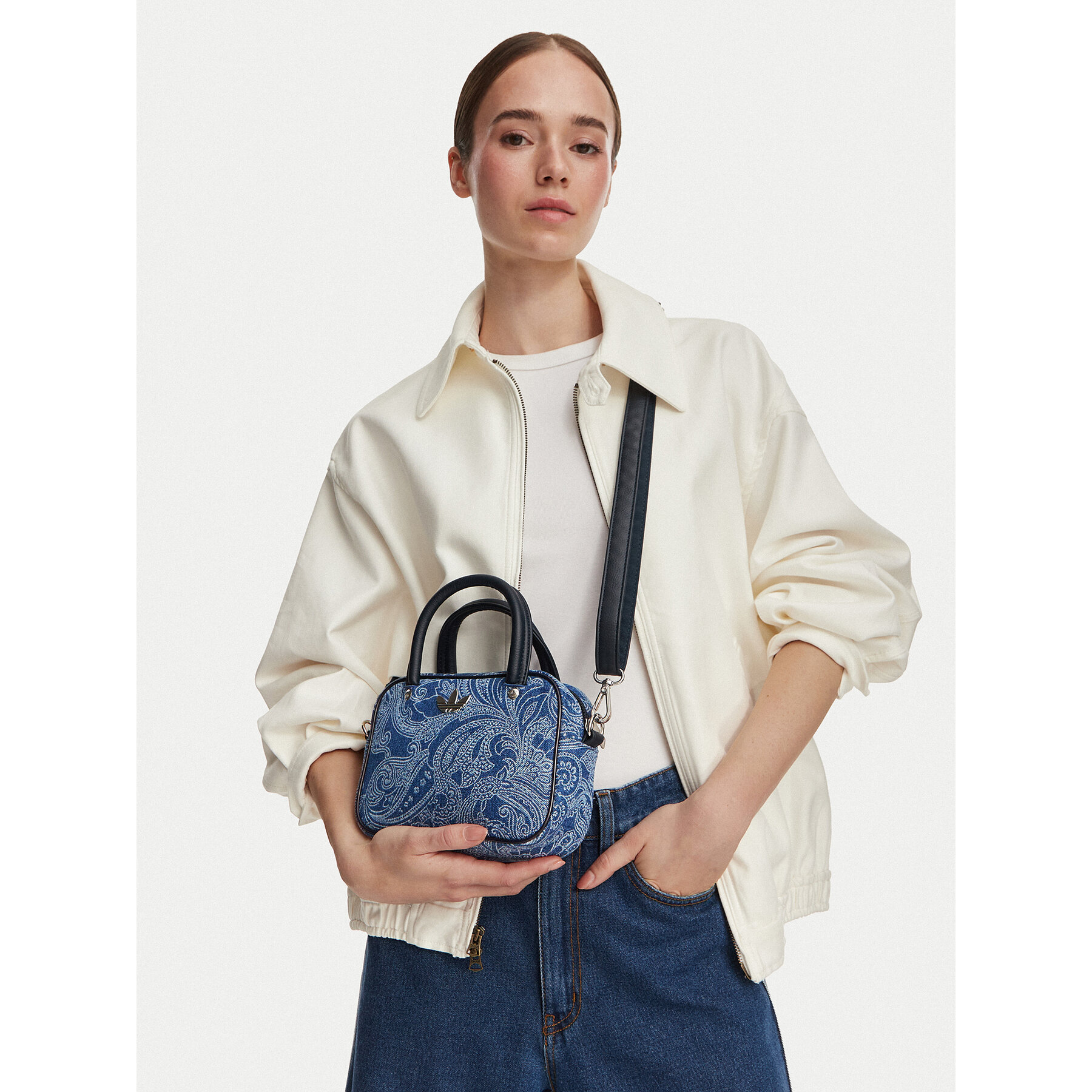 Ročna torba adidas Adidas Originals X Liberty London Square Bag KS6941 Modra