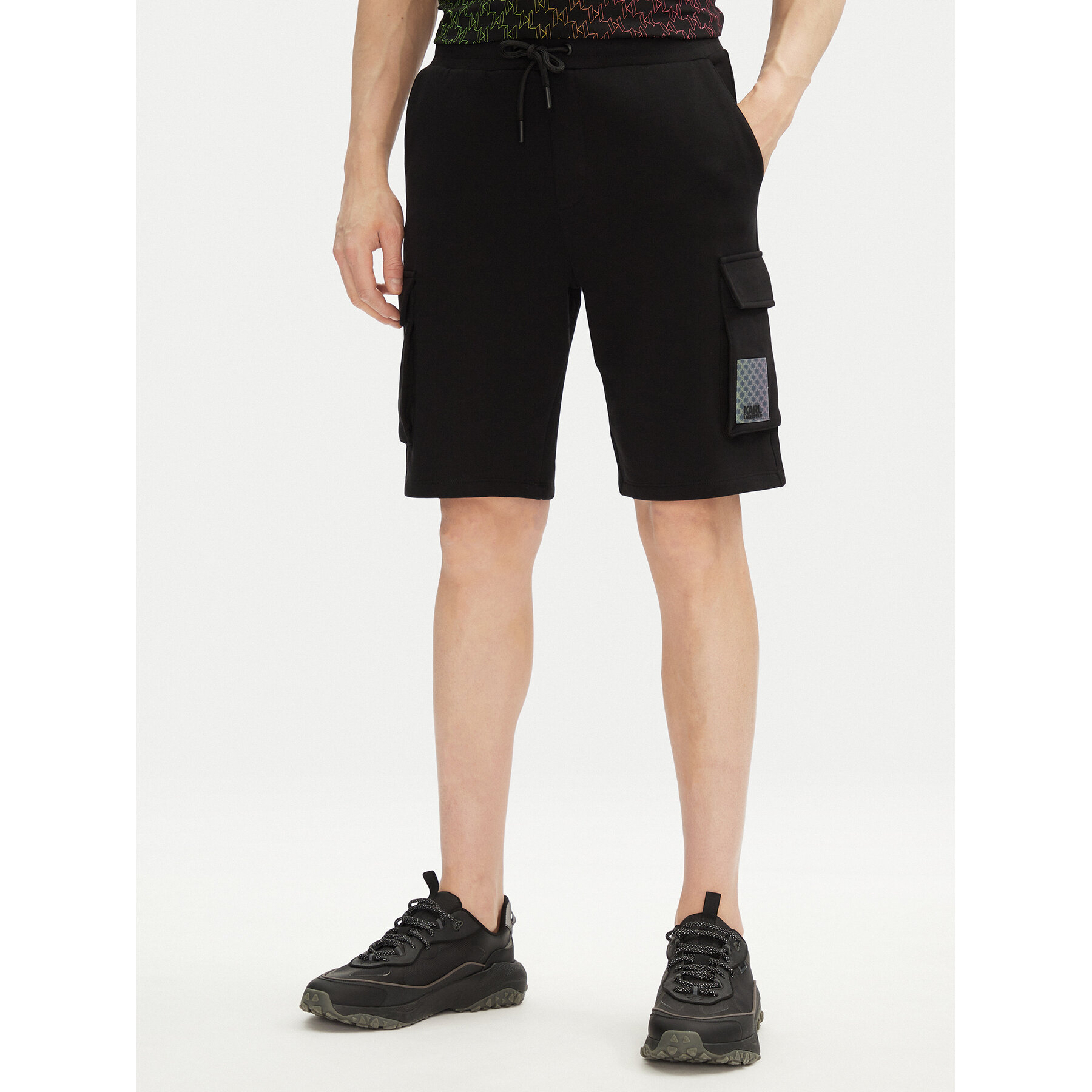 KARL LAGERFELD Sportshorts 705402 552917 Schwarz Regular Fit