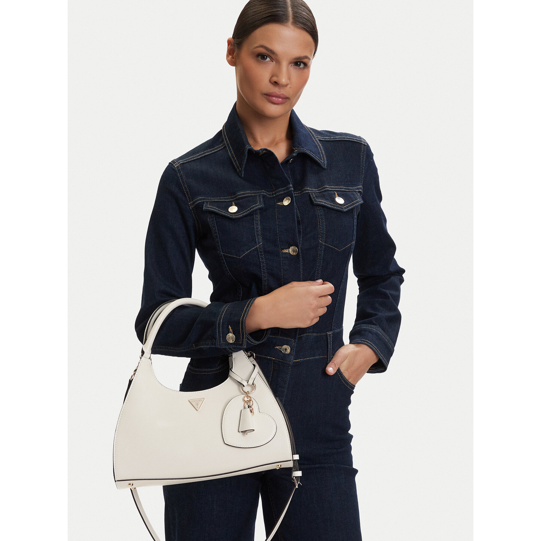 Kabelka Guess Isobel HWBG99 32060 Biela