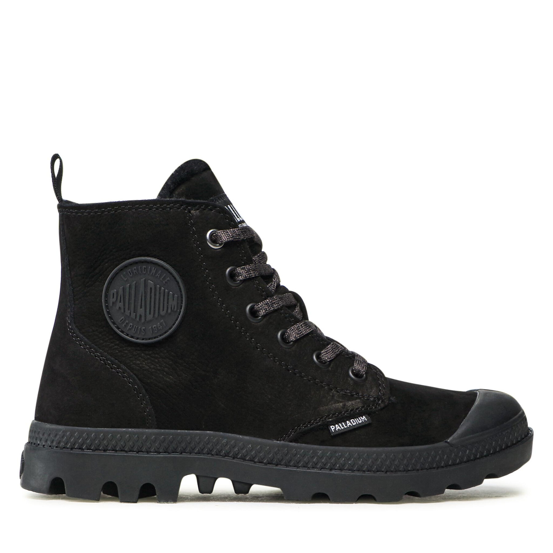 Trapper stila apavi Palladium Pampa Hi Zip Wl 95982-010-M Melns