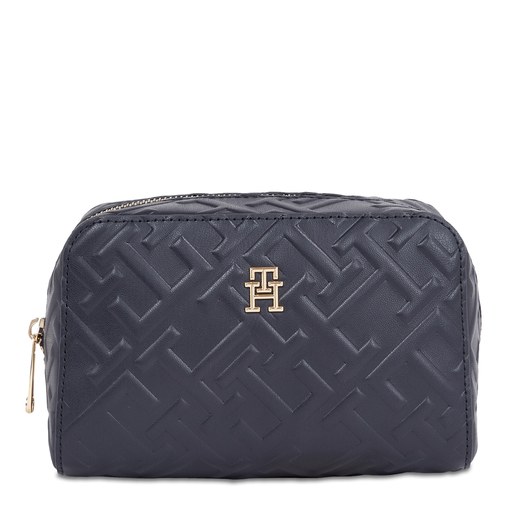 Kozmetični kovček Tommy Hilfiger Iconic Tommy Washbag Mono AW0AW15269 Space Blue DW6