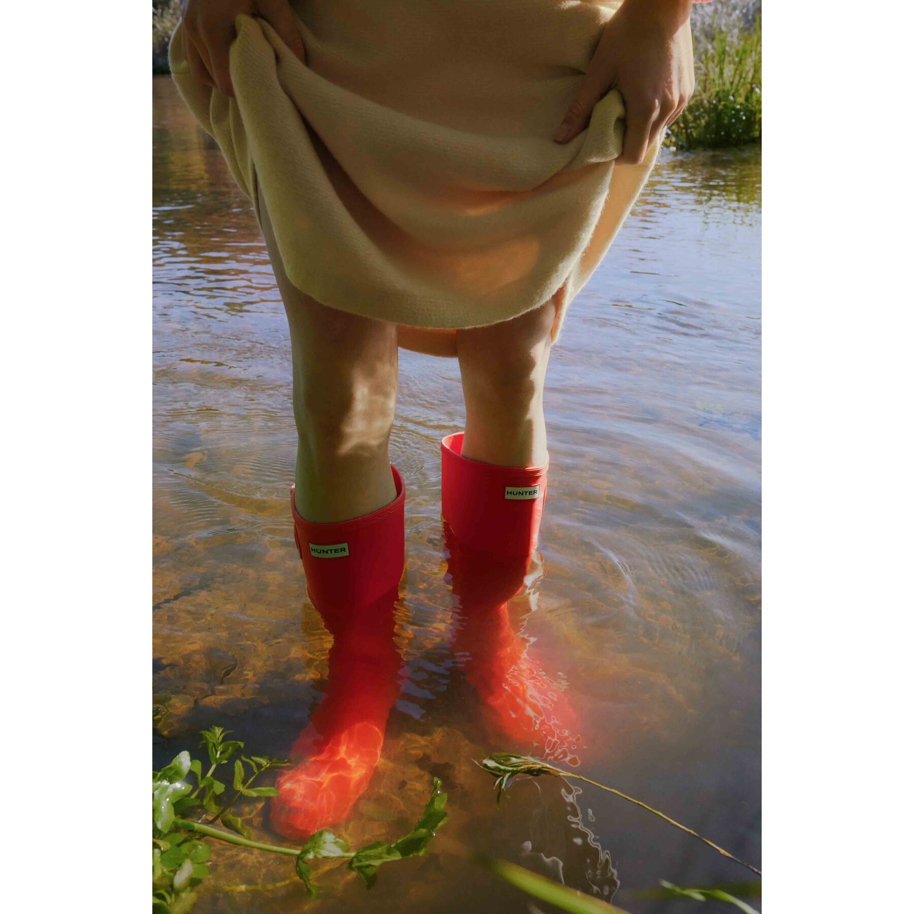 Гумени ботуши Hunter HFW-006 Червен