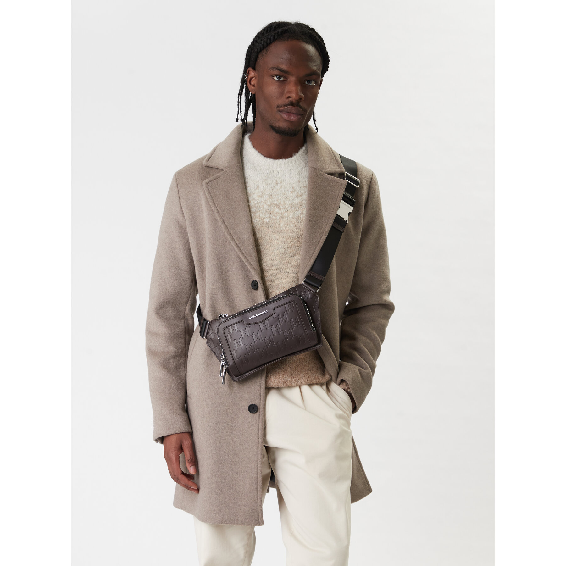 Nahrbtnik KARL LAGERFELD A1M30004 Rjava