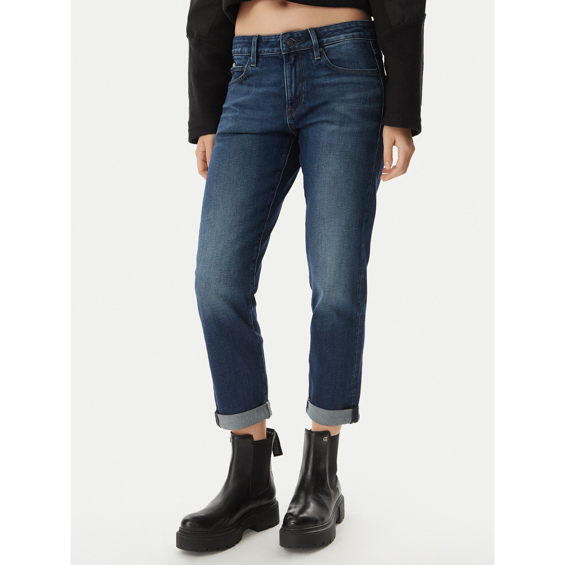 G-Star Raw Τζιν Kate D15264-C052 Σκούρο μπλε Boyfriend Fit